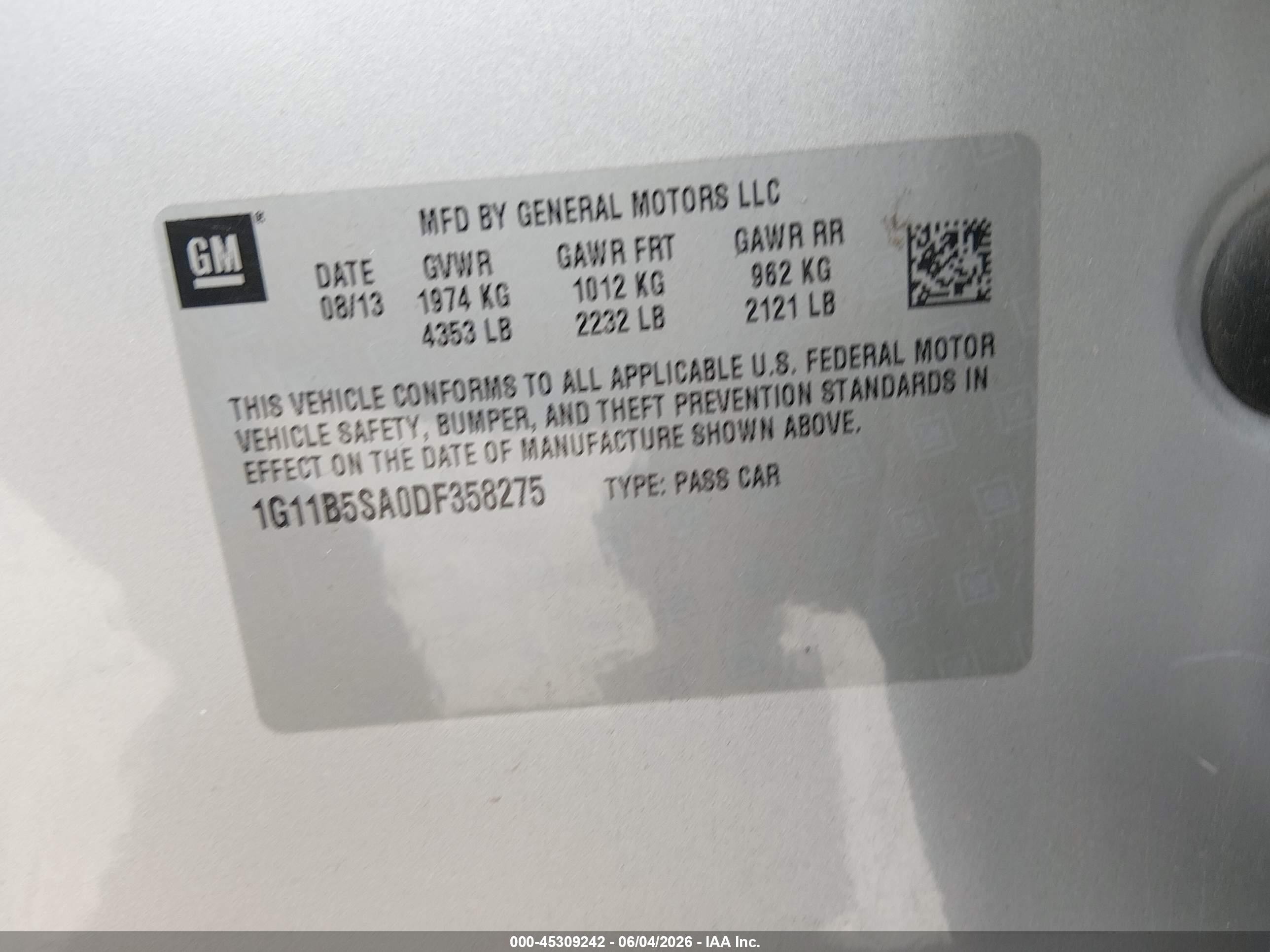 2013 Chevrolet Malibu 1ls Silver vin: 1G11B5SA0DF358275