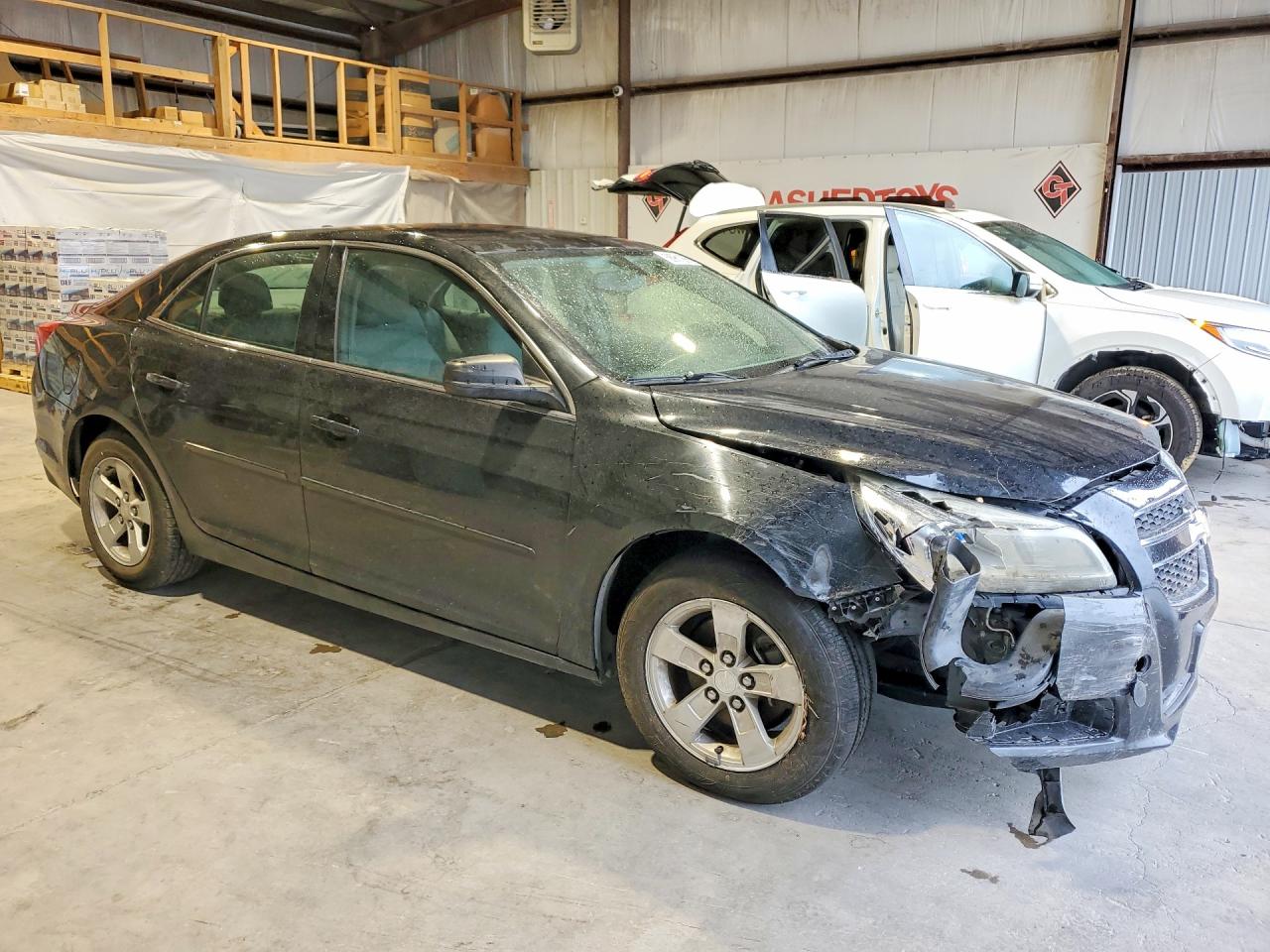 2013 Chevrolet Malibu Ls Black vin: 1G11B5SA1DF137347