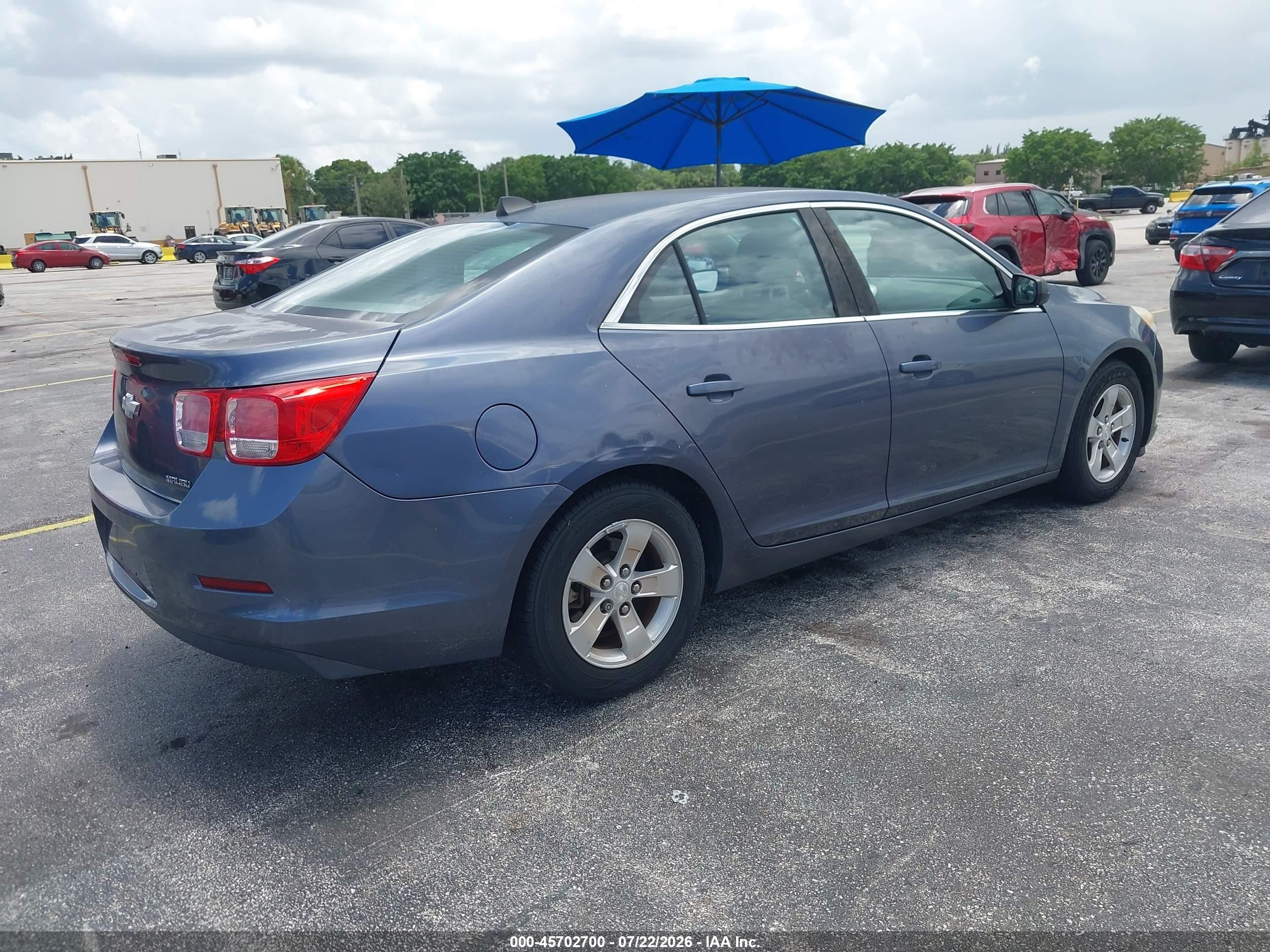 2013 Chevrolet Malibu 1ls Blue vin: 1G11B5SA1DF143486