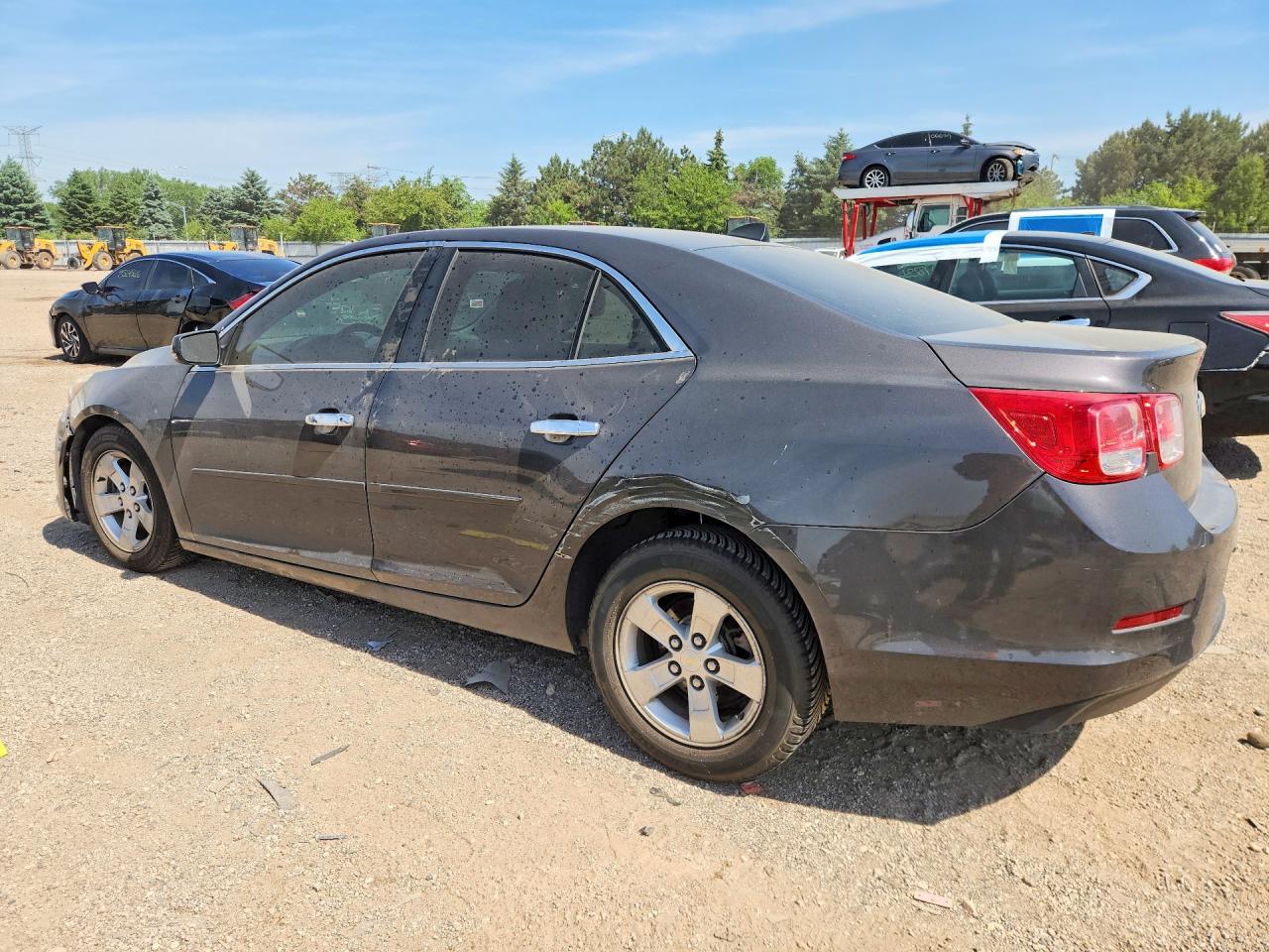 2013 Chevrolet Malibu Ls Gray vin: 1G11B5SA1DF190405