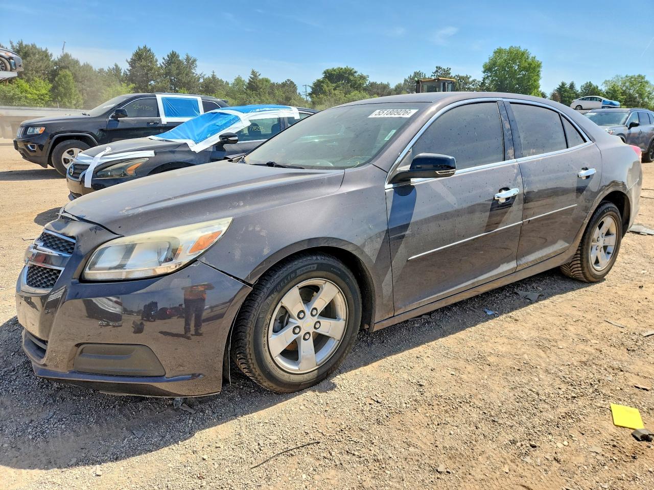2013 Chevrolet Malibu Ls Gray vin: 1G11B5SA1DF190405