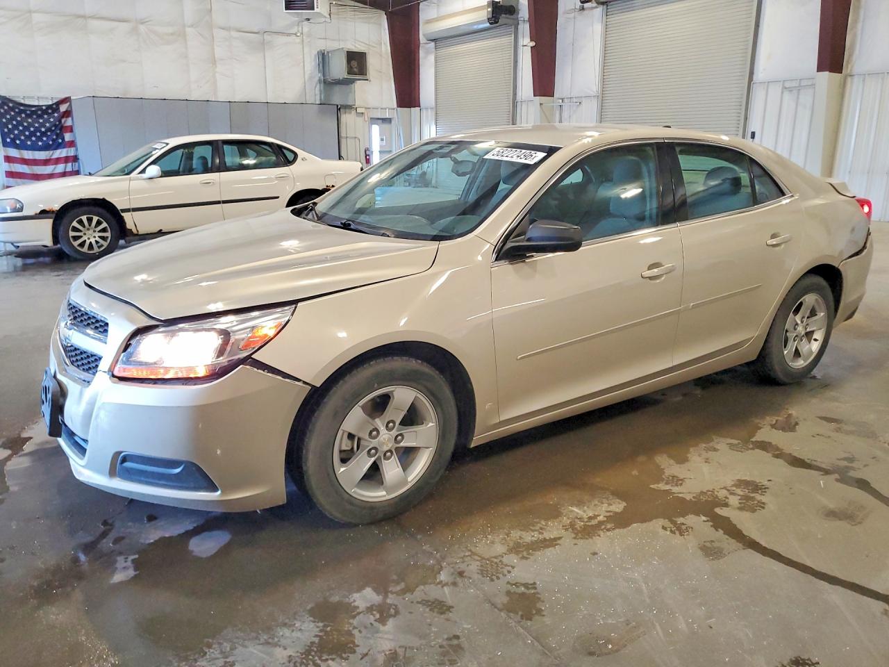 2013 Chevrolet Malibu Ls Beige vin: 1G11B5SA1DF226030