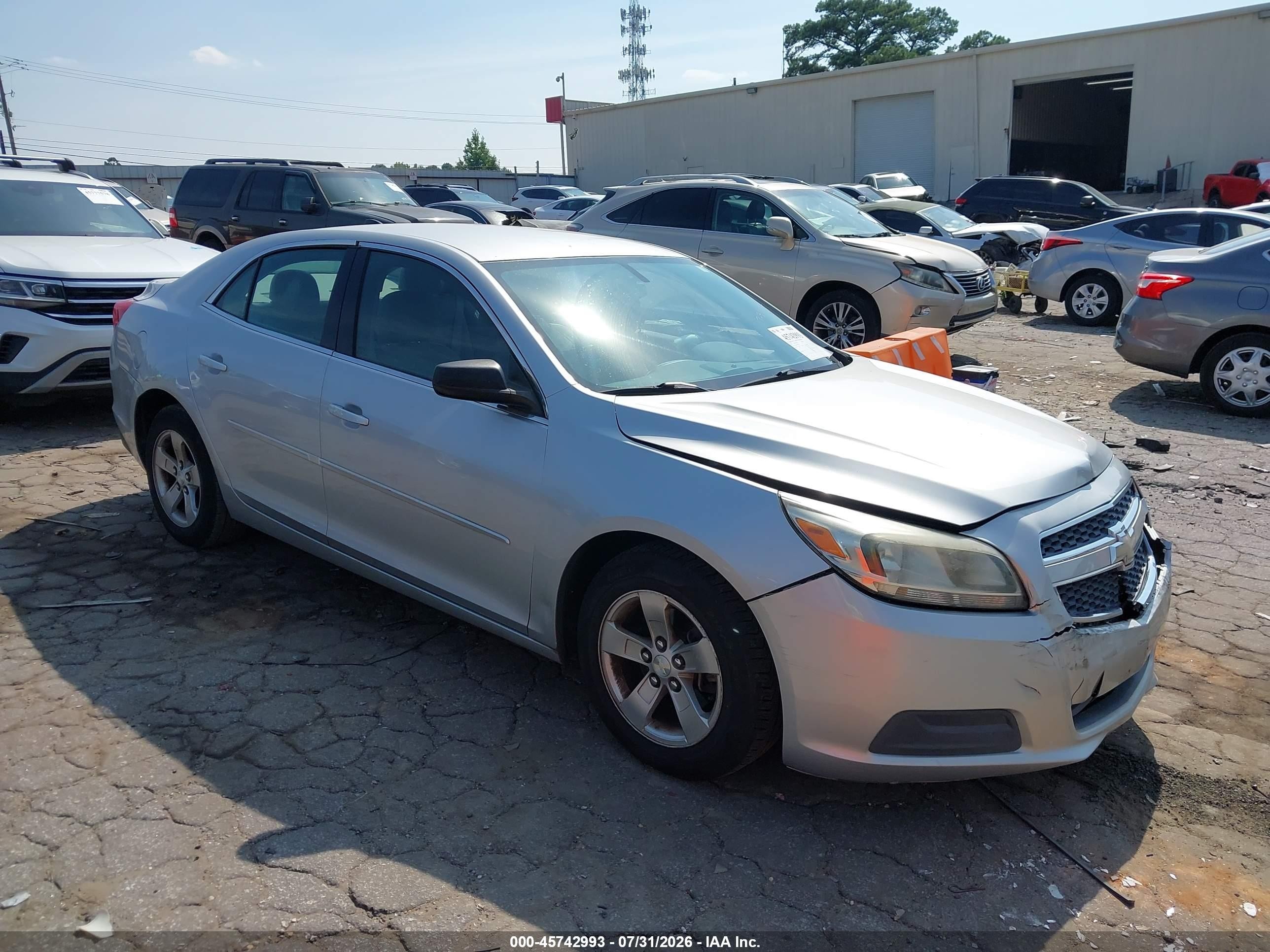 2013 Chevrolet Malibu 1ls Silver vin: 1G11B5SA1DF229834