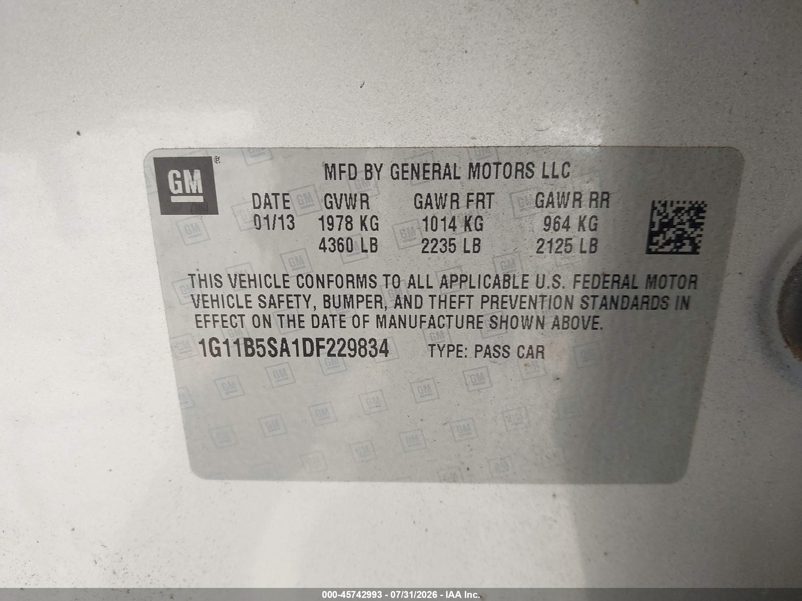 2013 Chevrolet Malibu 1ls Silver vin: 1G11B5SA1DF229834
