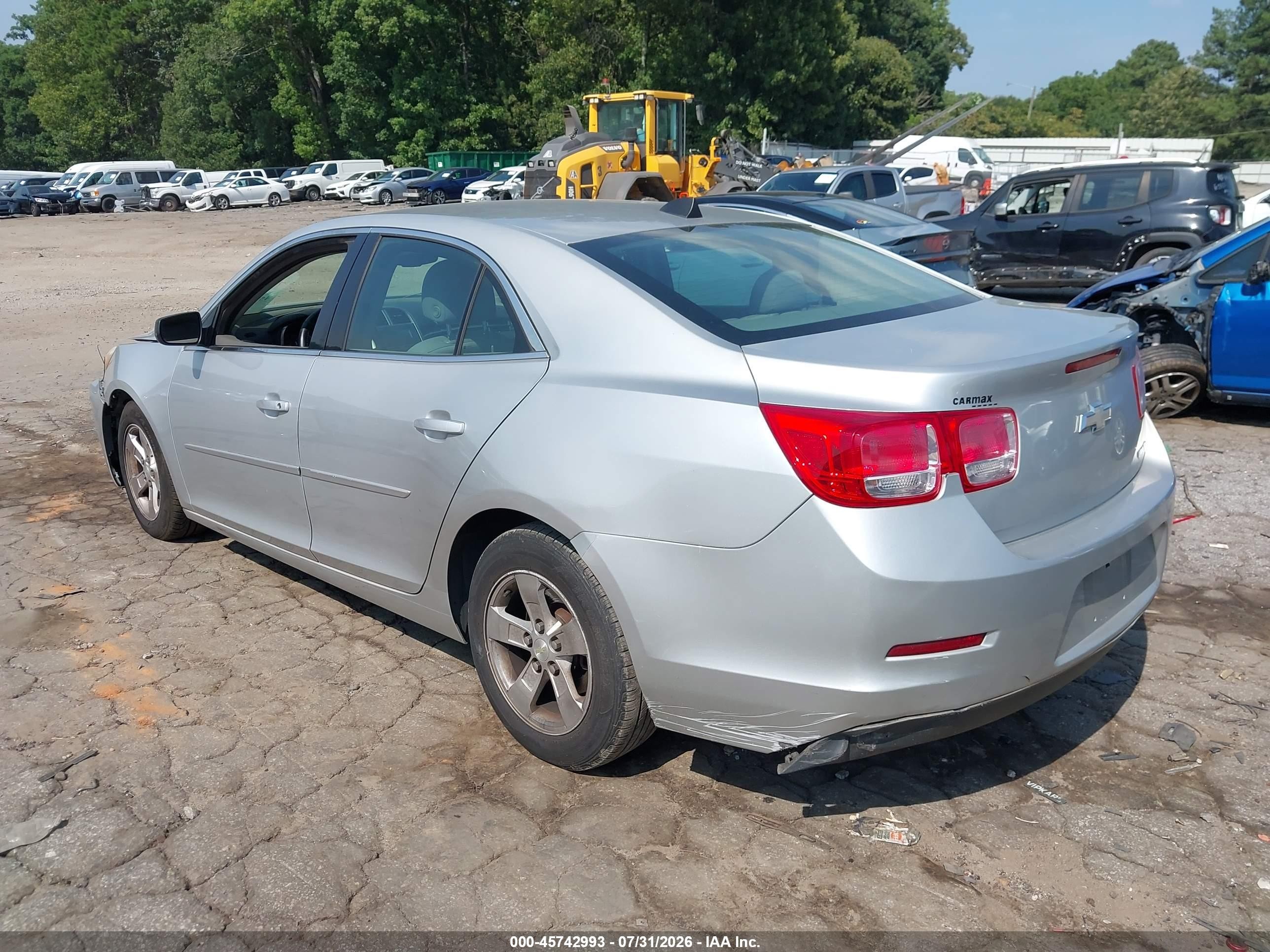 2013 Chevrolet Malibu 1ls Silver vin: 1G11B5SA1DF229834