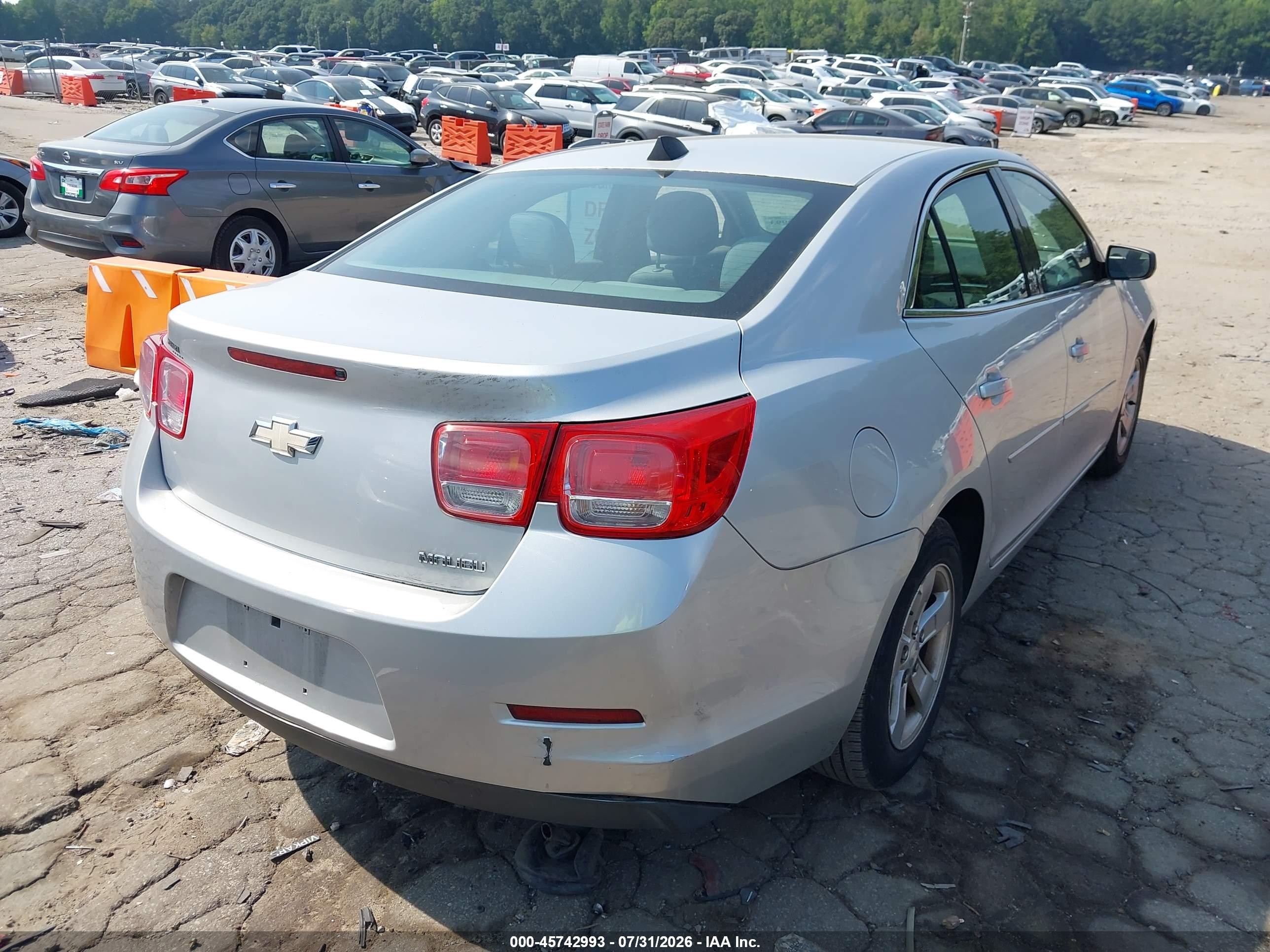 2013 Chevrolet Malibu 1ls Silver vin: 1G11B5SA1DF229834