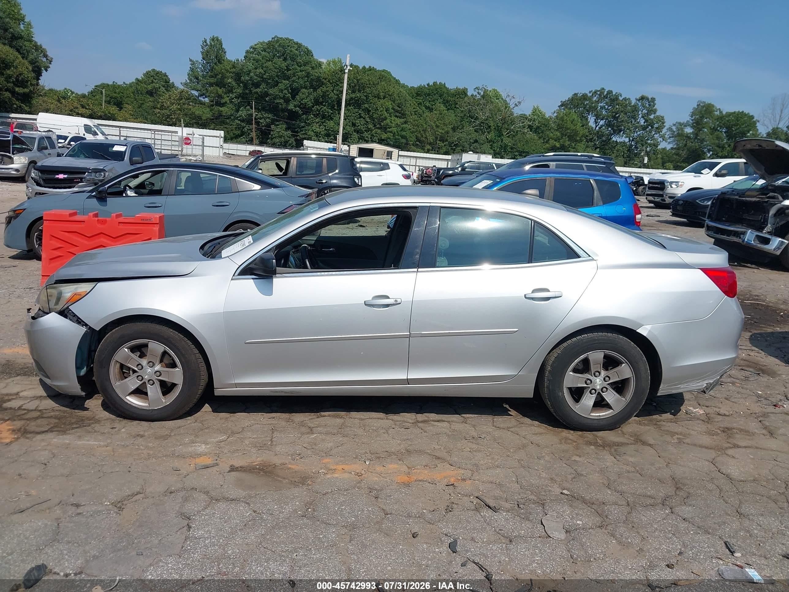 2013 Chevrolet Malibu 1ls Silver vin: 1G11B5SA1DF229834