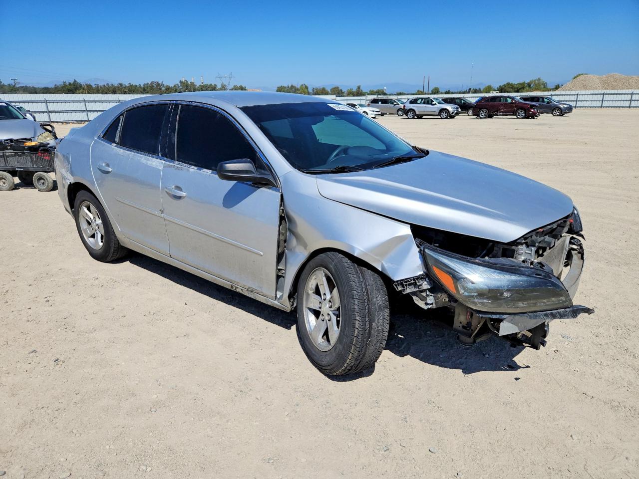 2013 Chevrolet Malibu Ls Silver vin: 1G11B5SA1DF245385