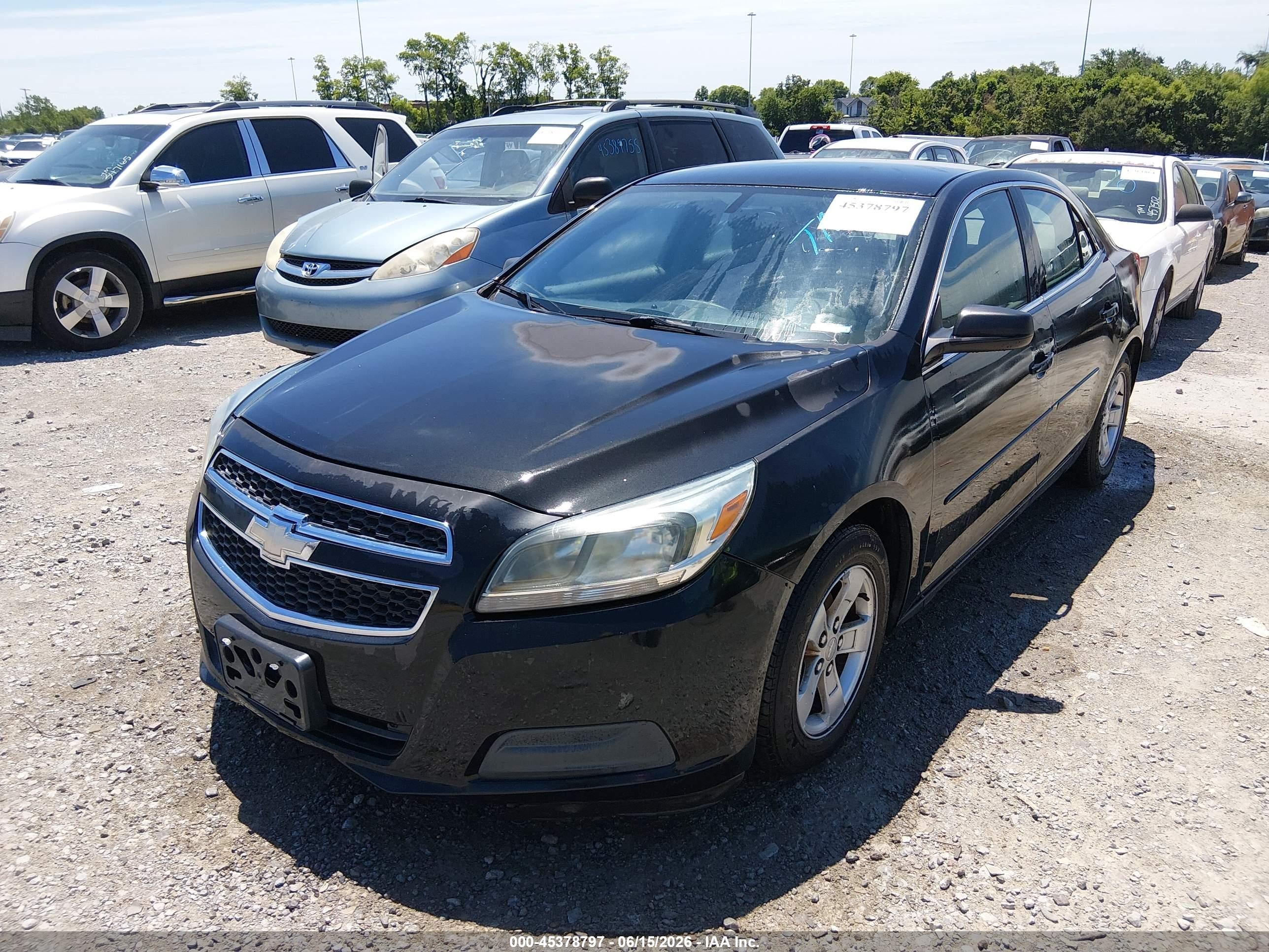 2013 Chevrolet Malibu 1ls Черный vin: 1G11B5SA1DF262428