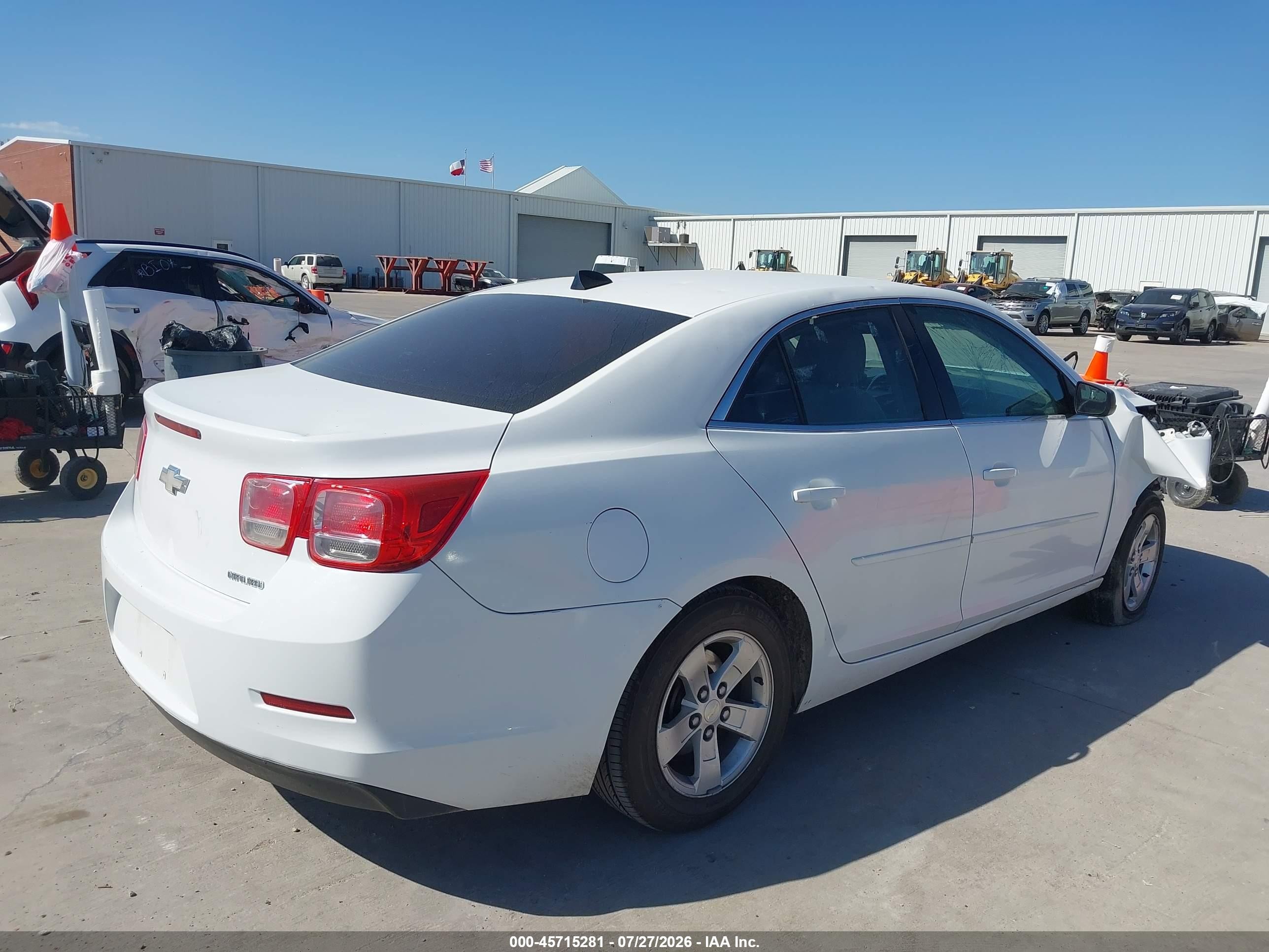 2013 Chevrolet Malibu 1ls White vin: 1G11B5SA1DF281089