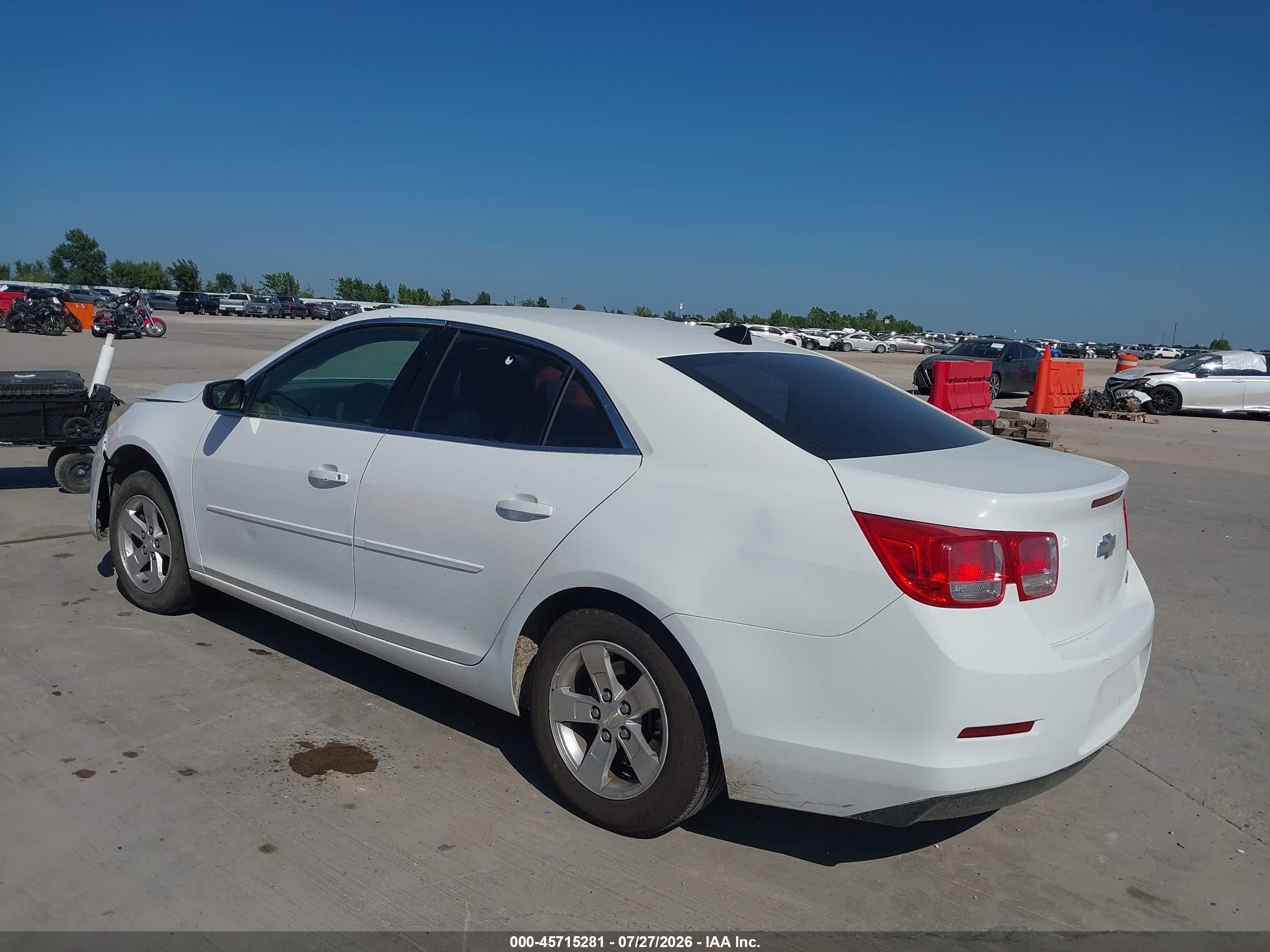 2013 Chevrolet Malibu 1ls White vin: 1G11B5SA1DF281089