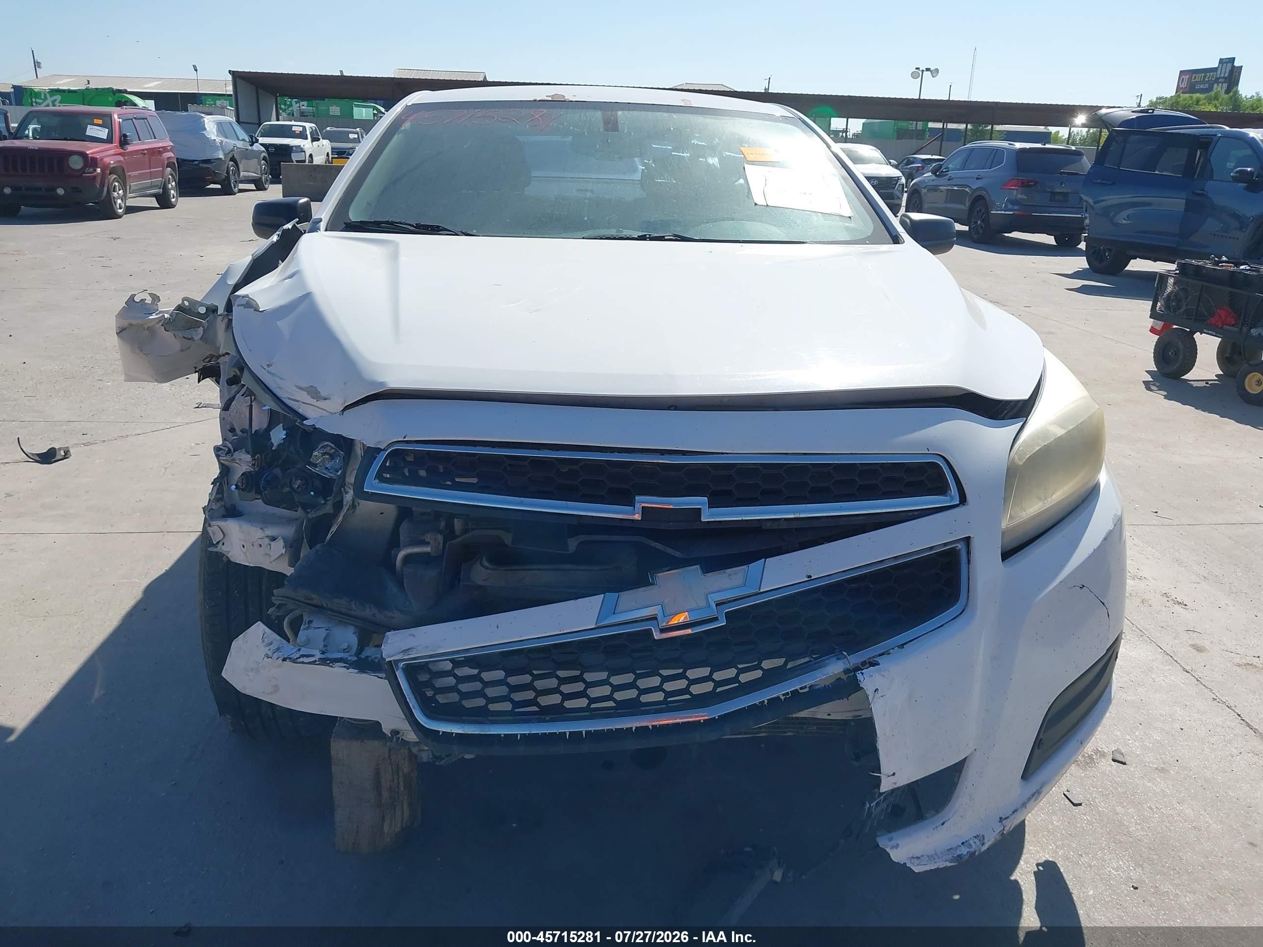 2013 Chevrolet Malibu 1ls White vin: 1G11B5SA1DF281089