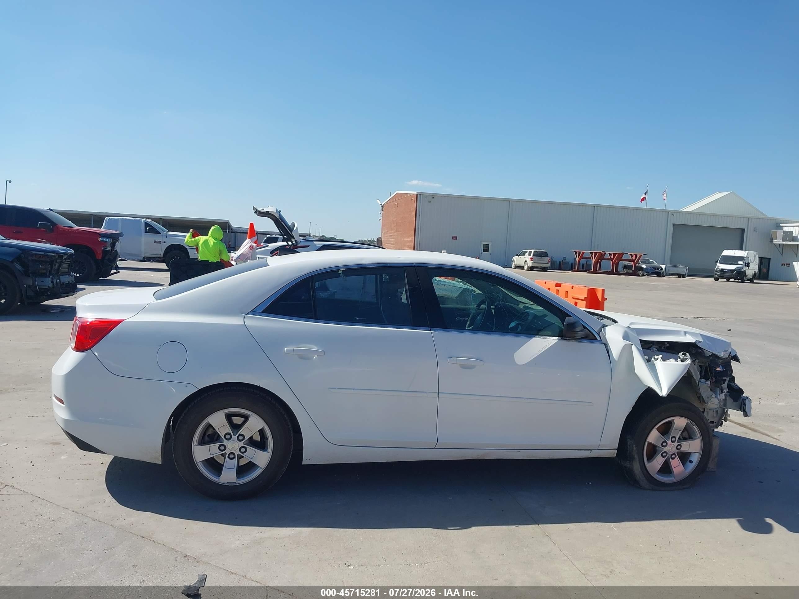 2013 Chevrolet Malibu 1ls White vin: 1G11B5SA1DF281089