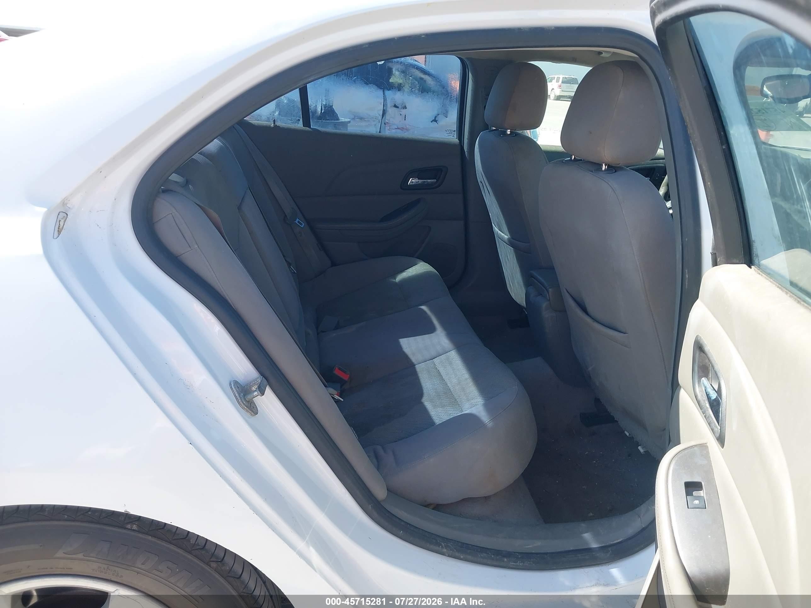 2013 Chevrolet Malibu 1ls White vin: 1G11B5SA1DF281089