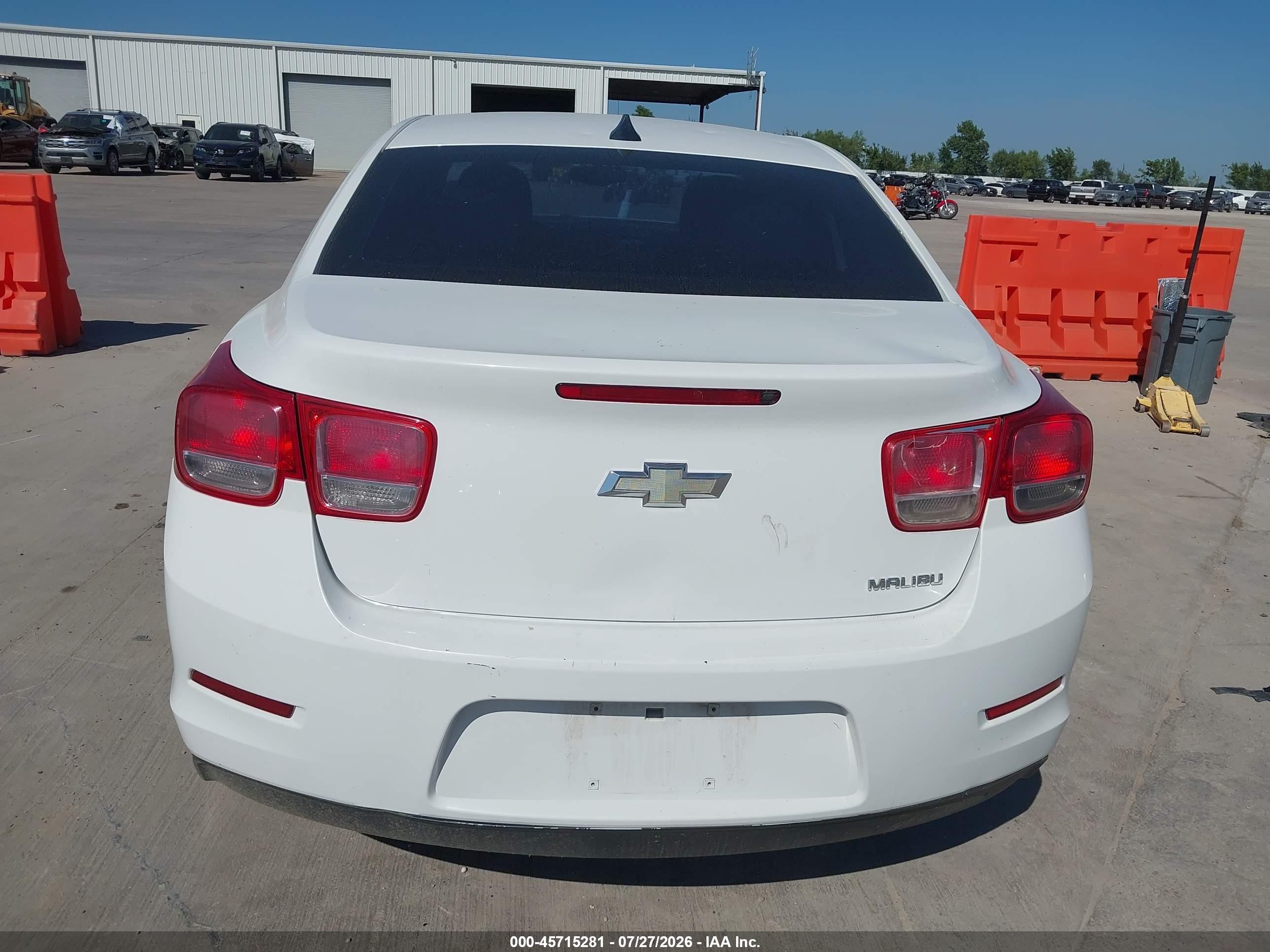2013 Chevrolet Malibu 1ls White vin: 1G11B5SA1DF281089