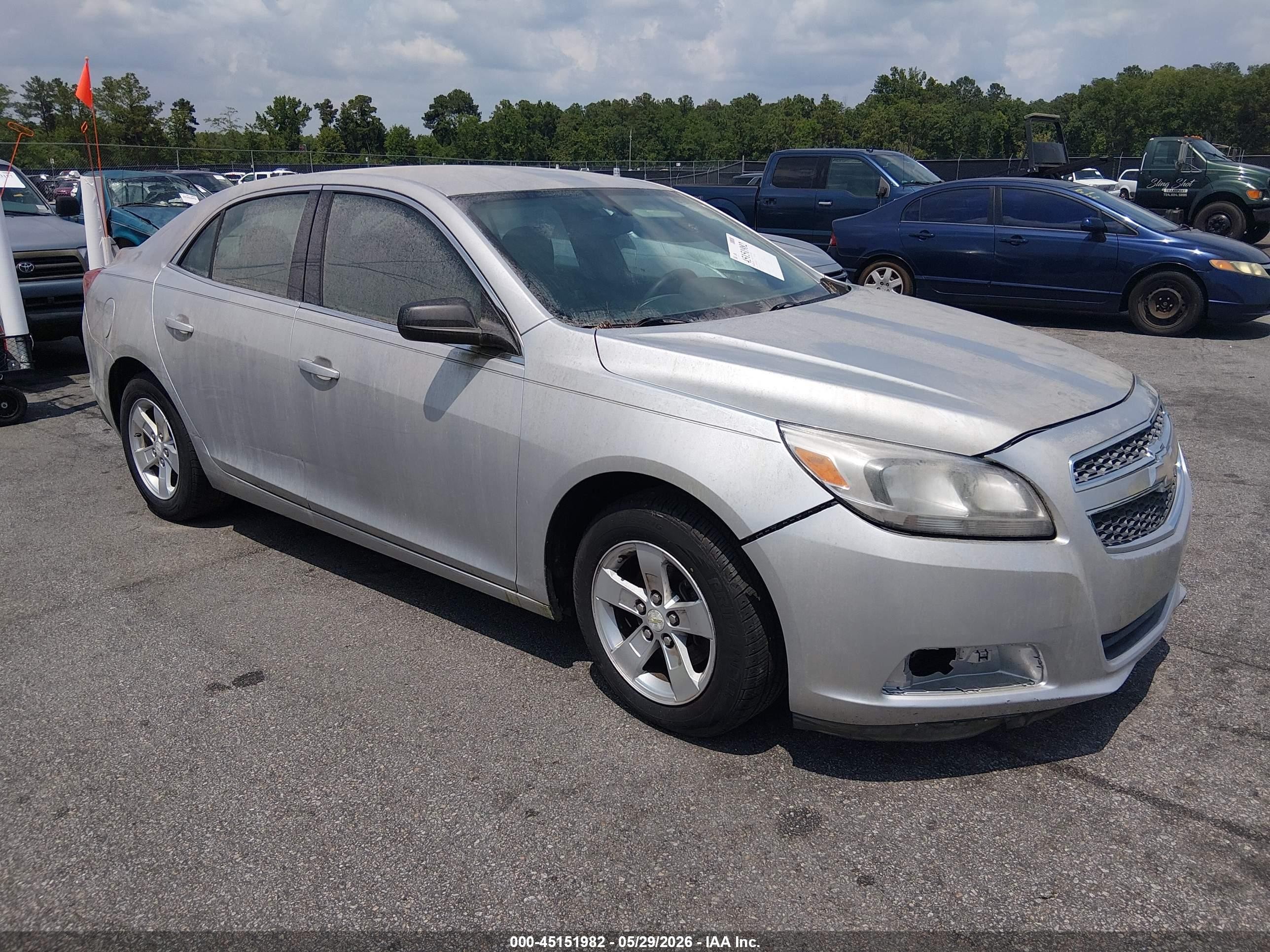 2013 Chevrolet Malibu 1ls Серебряный vin: 1G11B5SA1DF305729