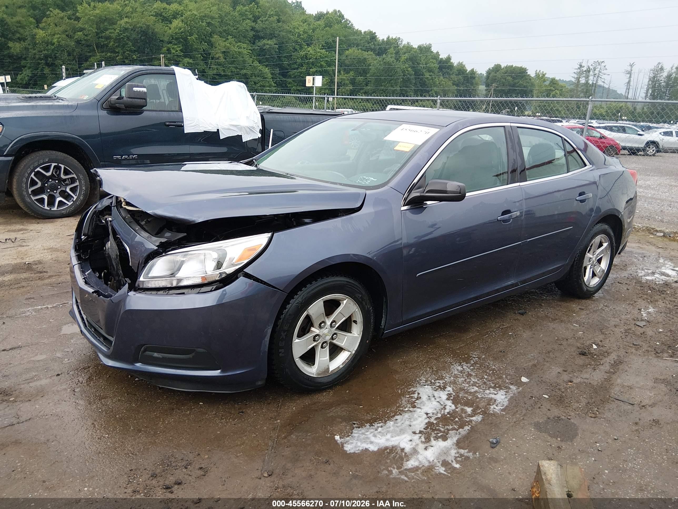 2013 Chevrolet Malibu 1ls Blue vin: 1G11B5SA1DF316214