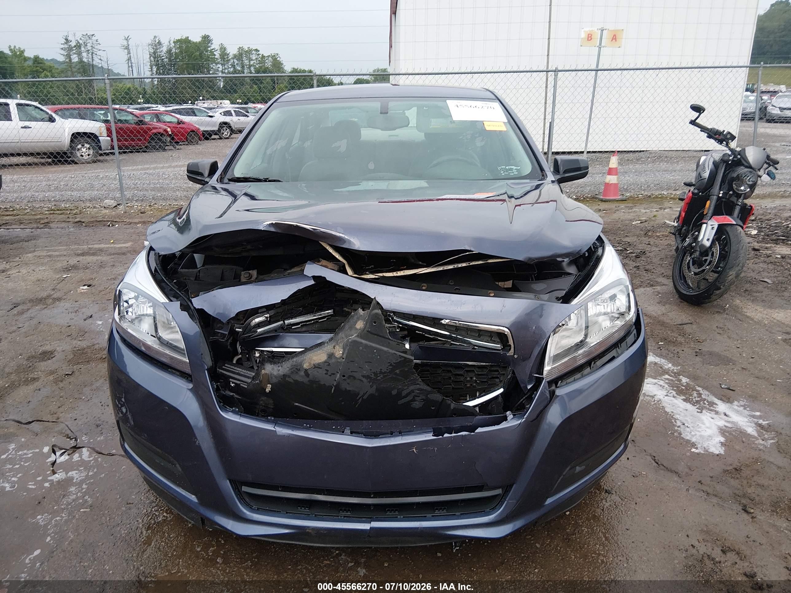 2013 Chevrolet Malibu 1ls Blue vin: 1G11B5SA1DF316214
