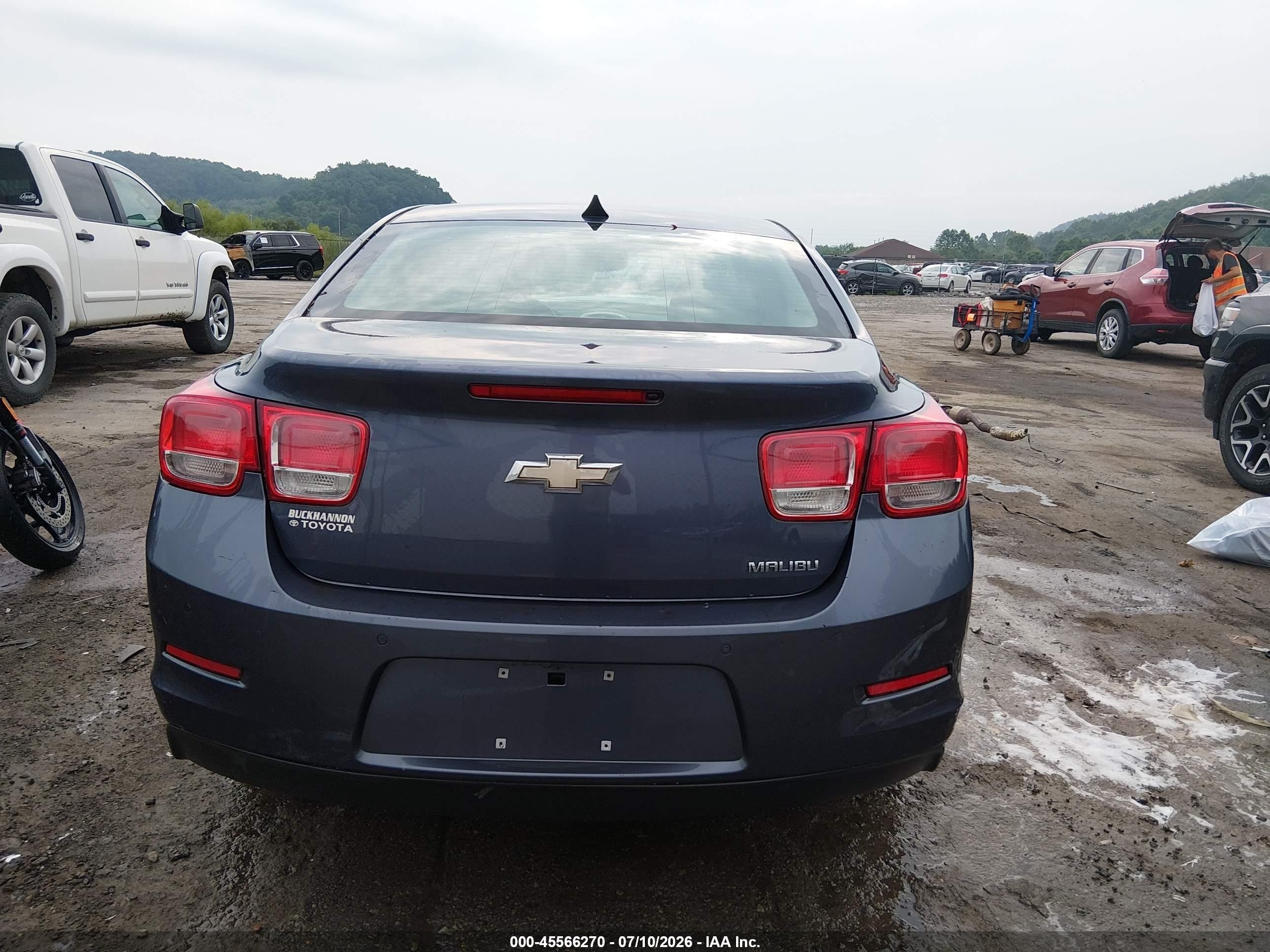 2013 Chevrolet Malibu 1ls Blue vin: 1G11B5SA1DF316214
