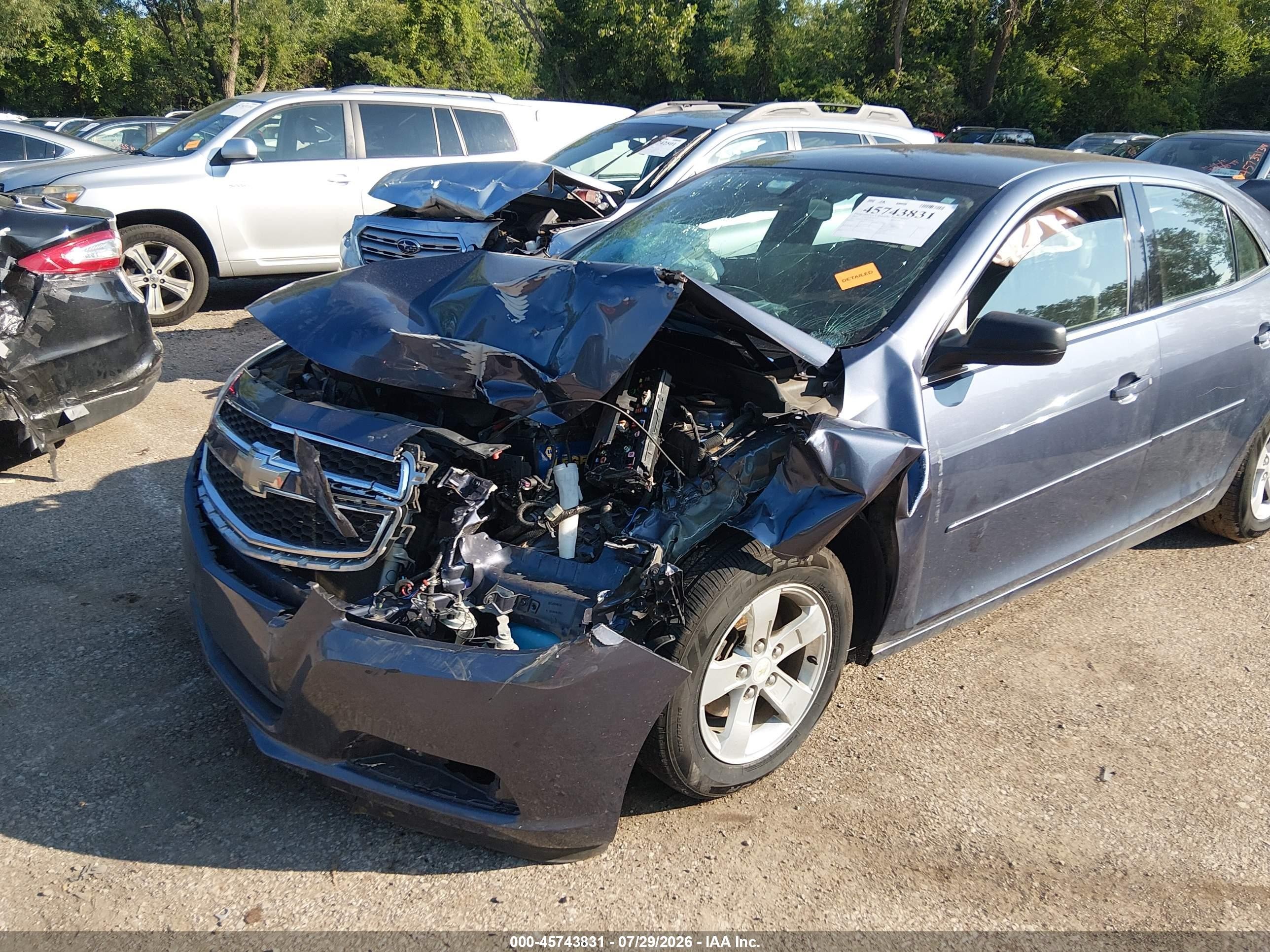 2013 Chevrolet Malibu 1ls Blue vin: 1G11B5SA1DF332302
