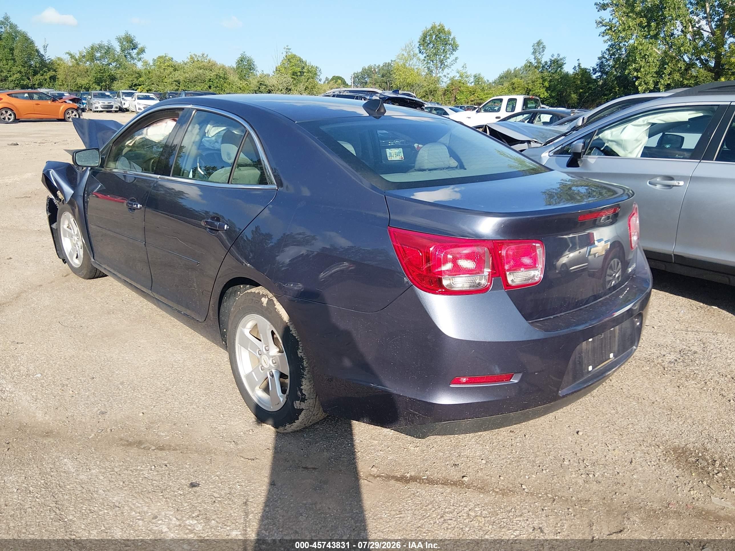 2013 Chevrolet Malibu 1ls Blue vin: 1G11B5SA1DF332302