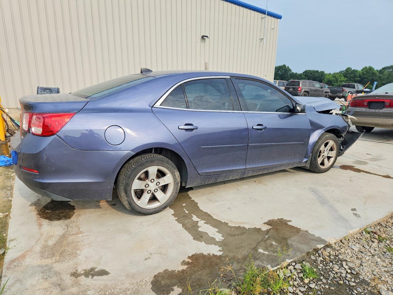 2013 Chevrolet Malibu Ls Blue vin: 1G11B5SA1DF337645