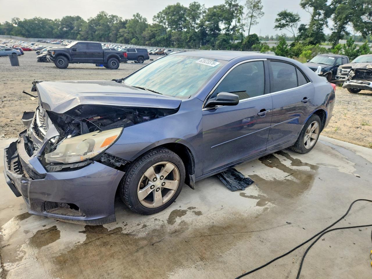 2013 Chevrolet Malibu Ls Blue vin: 1G11B5SA1DF337645