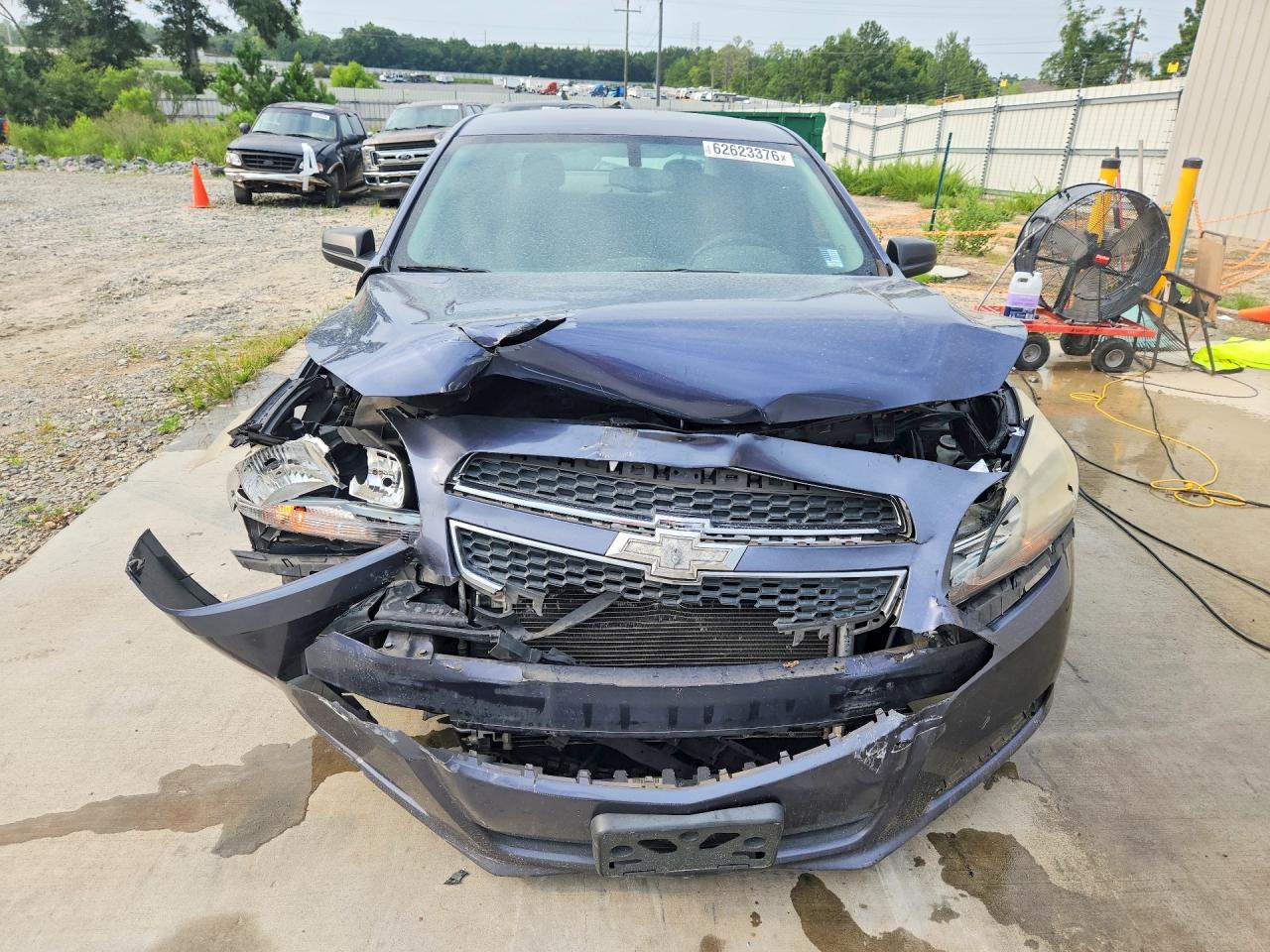 2013 Chevrolet Malibu Ls Blue vin: 1G11B5SA1DF337645