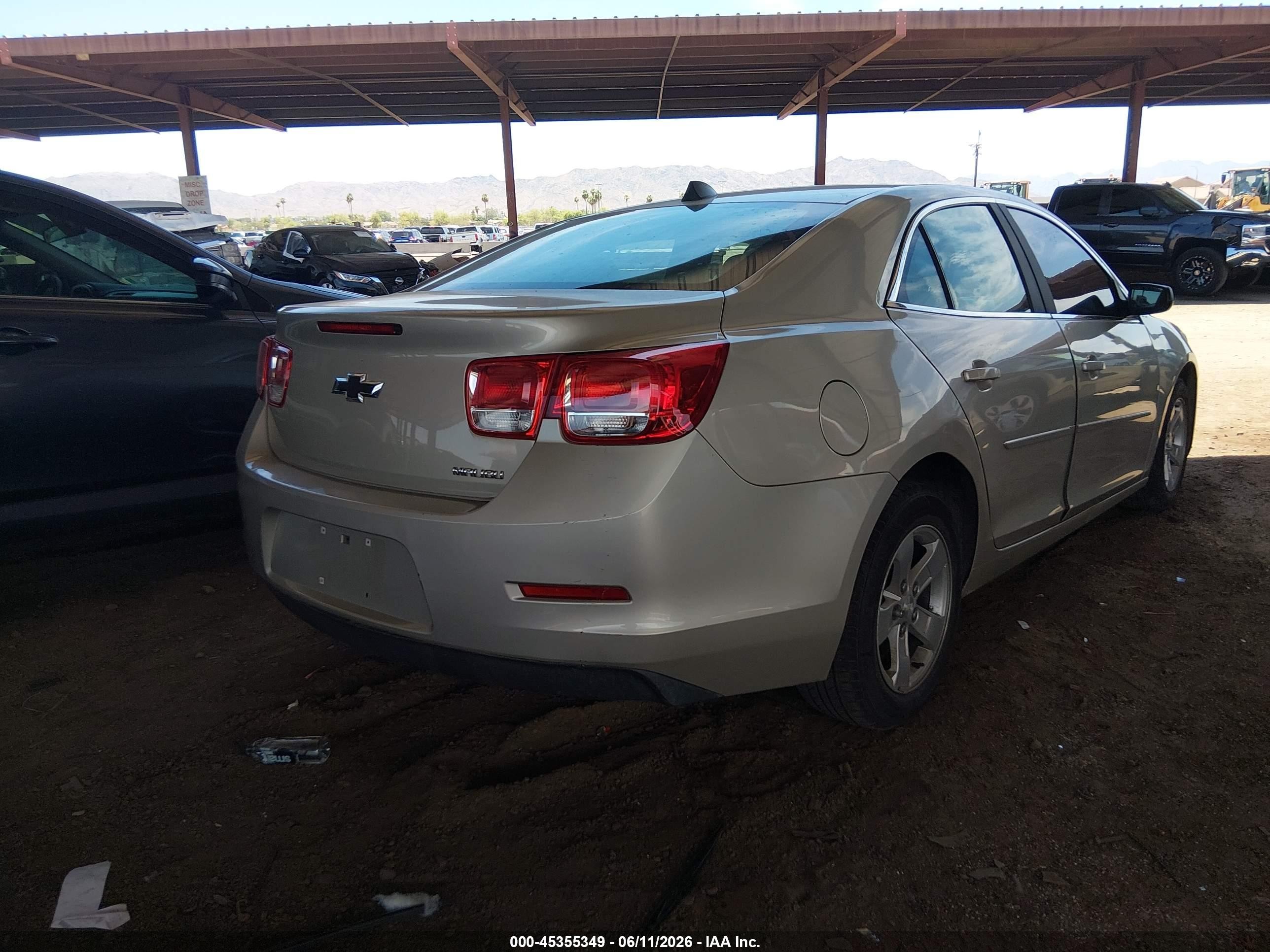 2013 Chevrolet Malibu 1ls Cream vin: 1G11B5SA1DF352565