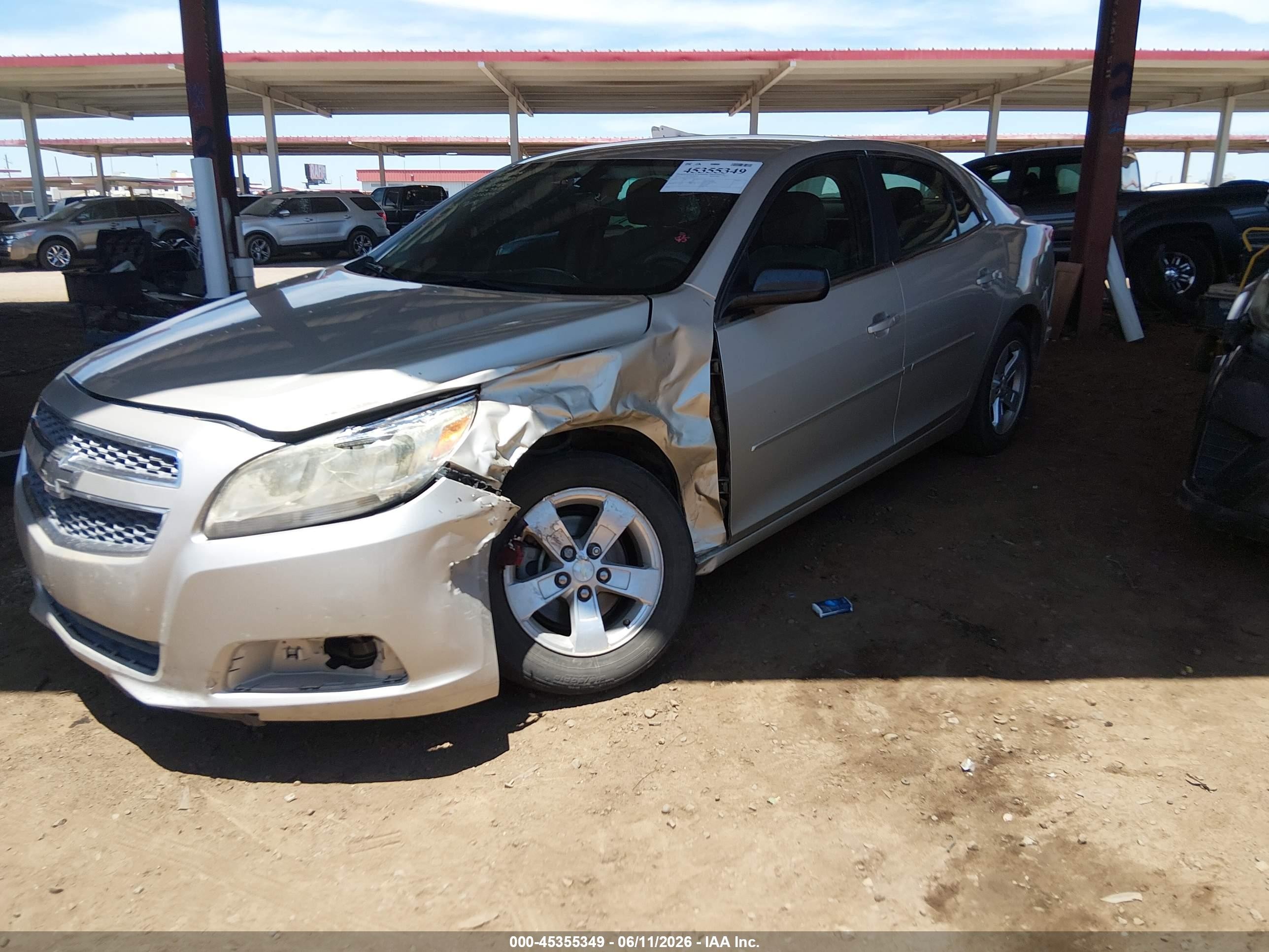2013 Chevrolet Malibu 1ls Cream vin: 1G11B5SA1DF352565