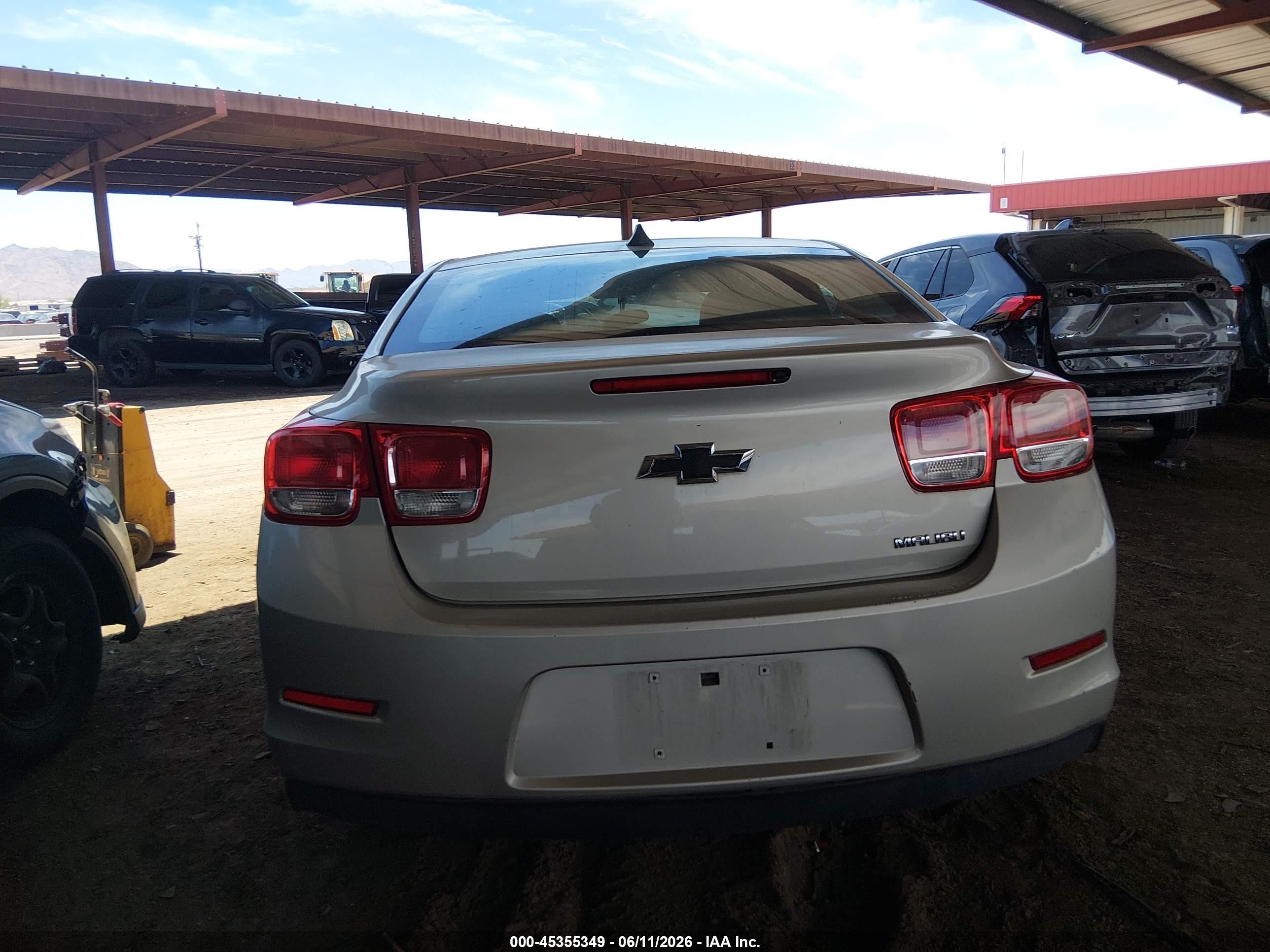 2013 Chevrolet Malibu 1ls Cream vin: 1G11B5SA1DF352565