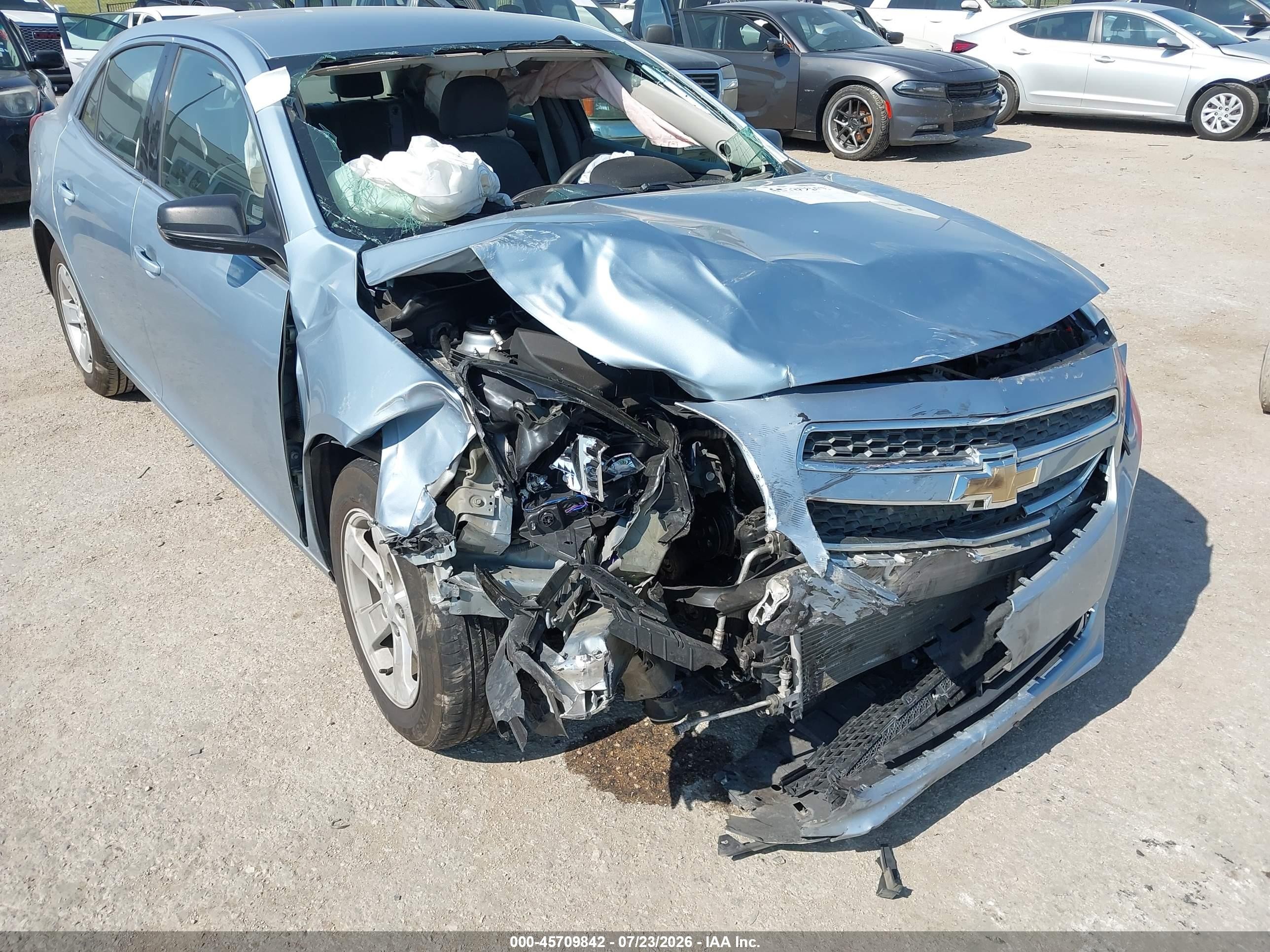 2013 Chevrolet Malibu 1ls Light Blue vin: 1G11B5SA1DU117787