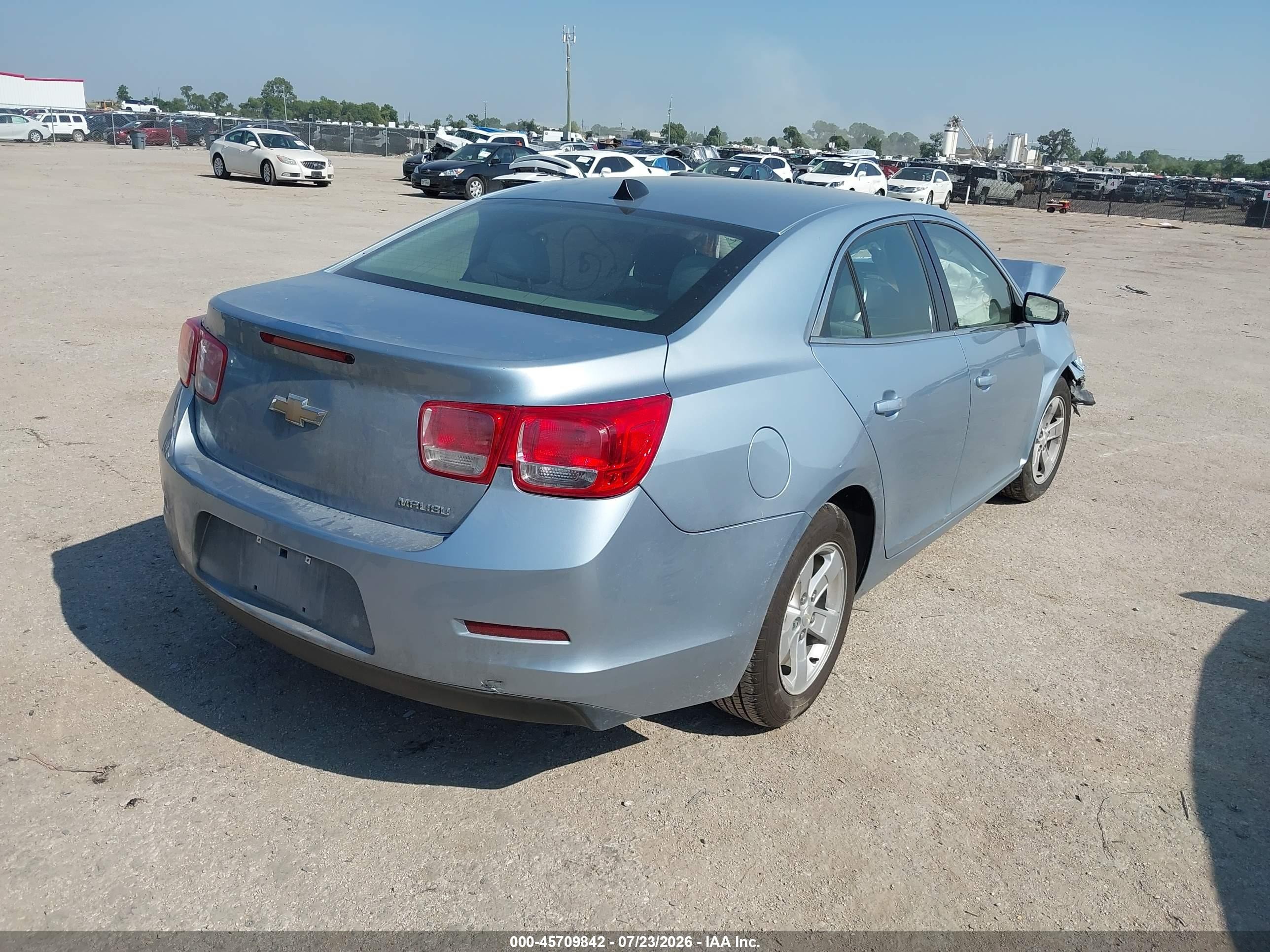 2013 Chevrolet Malibu 1ls Light Blue vin: 1G11B5SA1DU117787