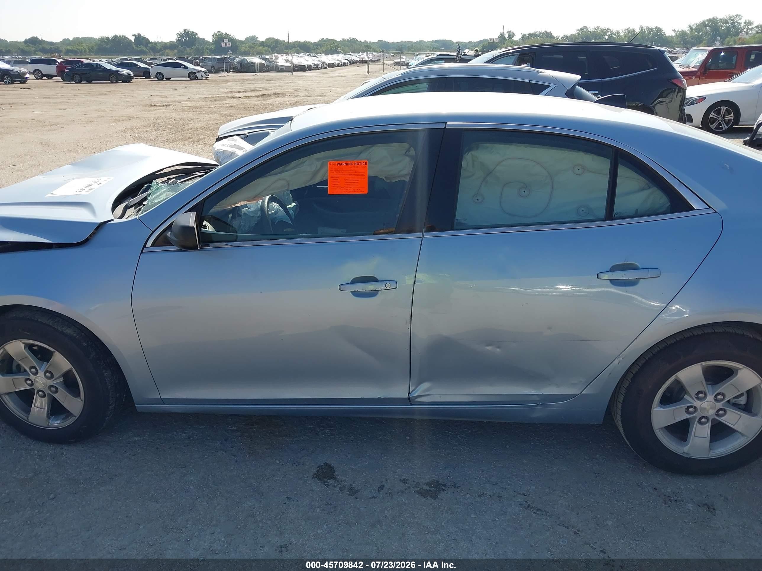 2013 Chevrolet Malibu 1ls Light Blue vin: 1G11B5SA1DU117787