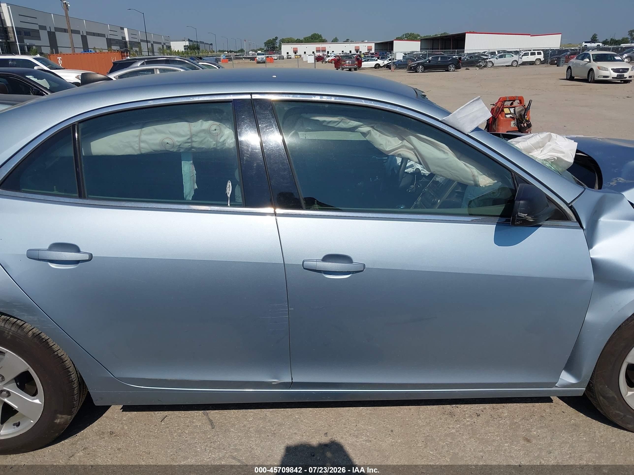 2013 Chevrolet Malibu 1ls Light Blue vin: 1G11B5SA1DU117787