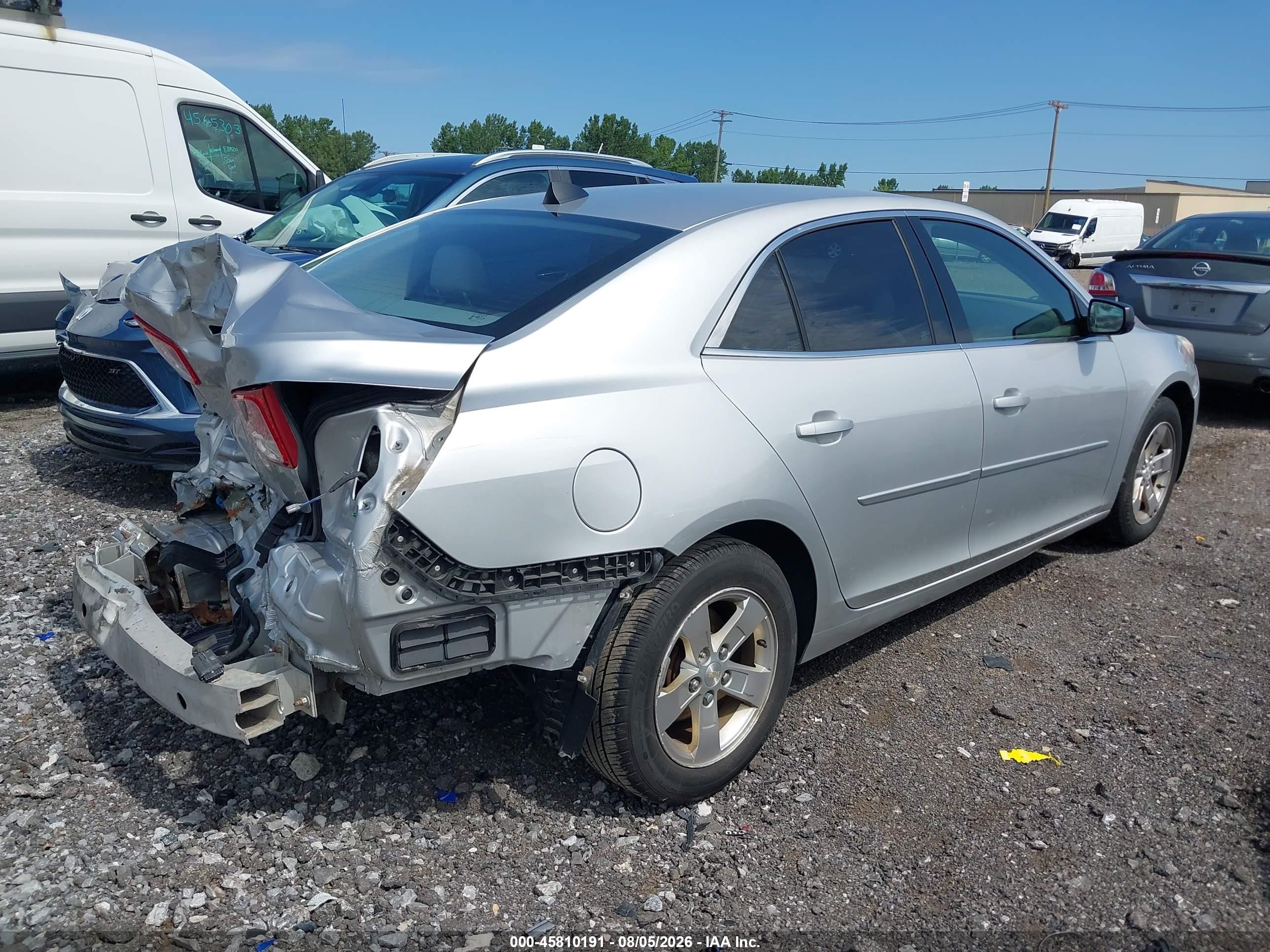2013 Chevrolet Malibu 1ls Серебряный vin: 1G11B5SA2DF140290