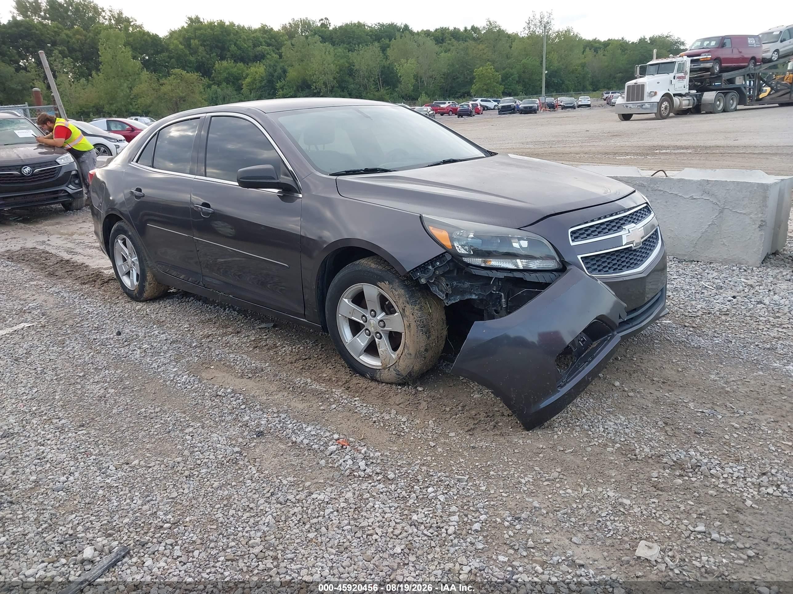 2013 Chevrolet Malibu 1ls Gray vin: 1G11B5SA2DF161267