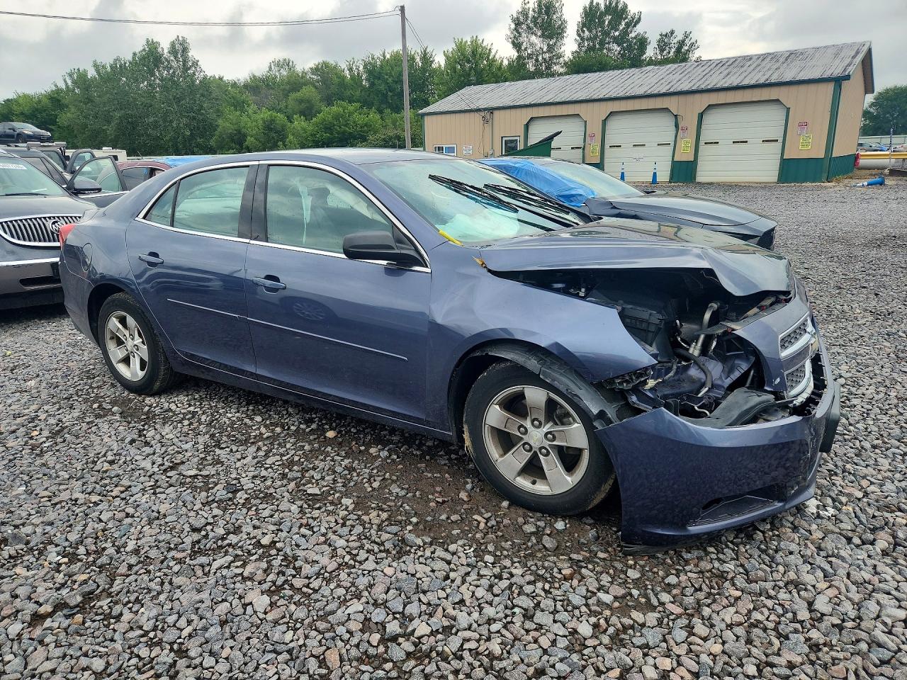 2013 Chevrolet Malibu Gray vin: 1G11B5SA2DF175587