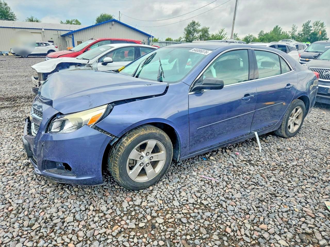 2013 Chevrolet Malibu Gray vin: 1G11B5SA2DF175587