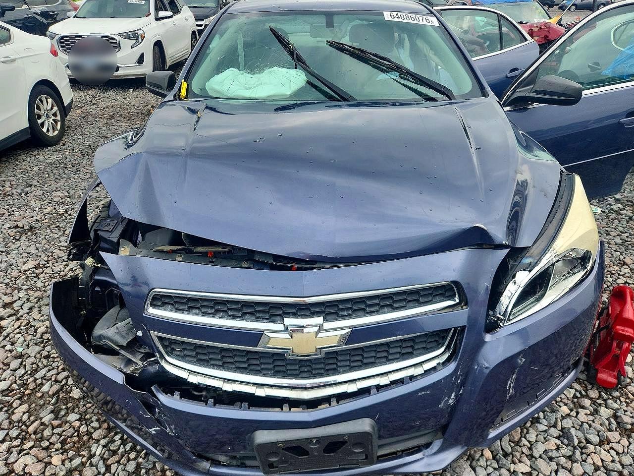 2013 Chevrolet Malibu Gray vin: 1G11B5SA2DF175587