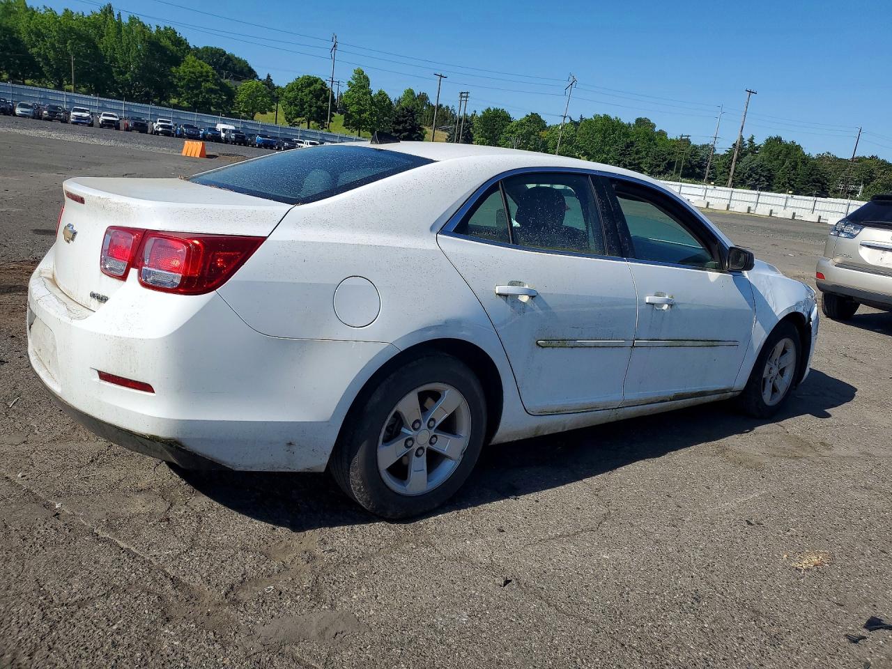 2013 Chevrolet Malibu Ls Белый vin: 1G11B5SA2DF182636
