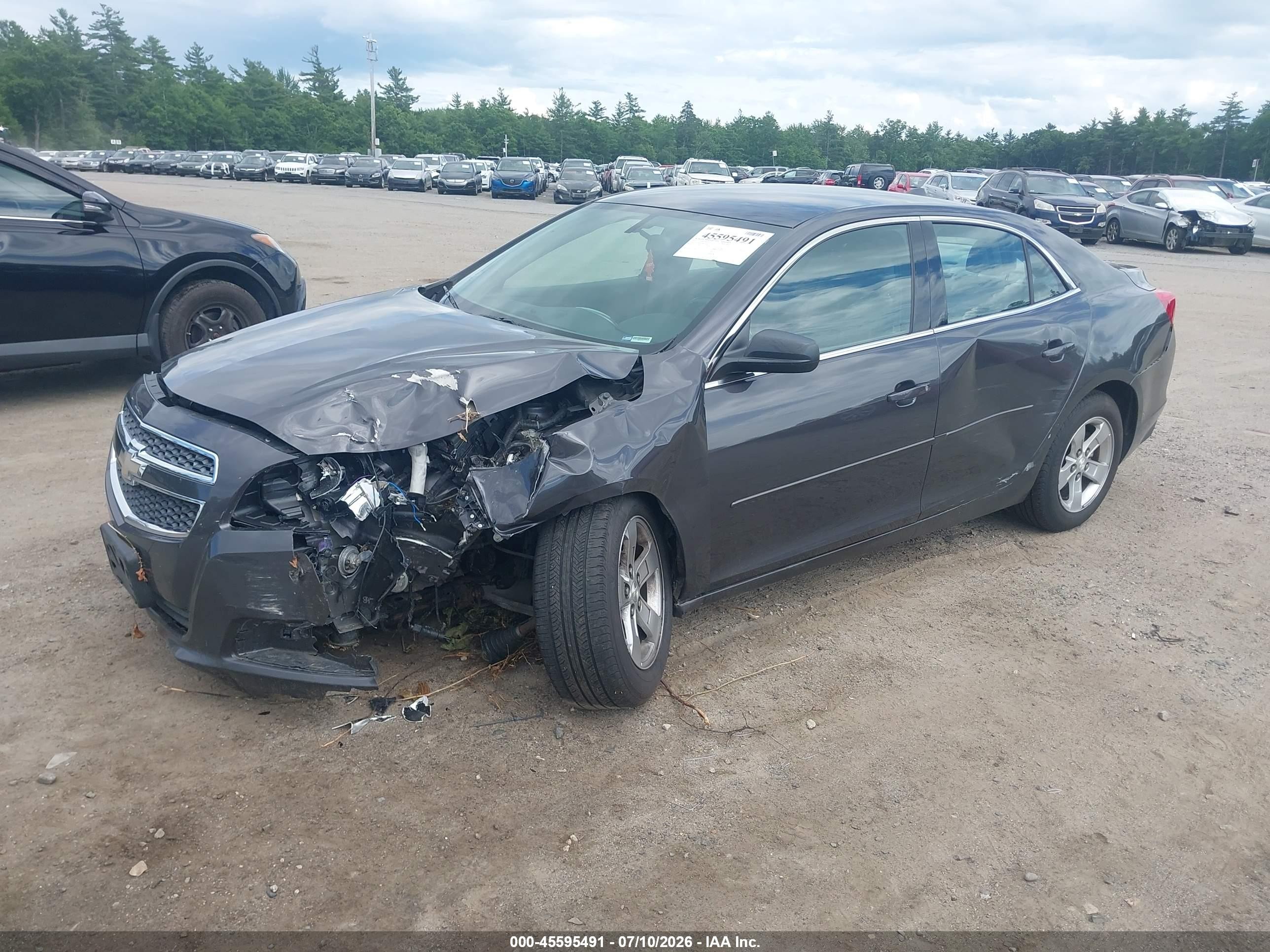 2013 Chevrolet Malibu 1ls Gray vin: 1G11B5SA2DF219149