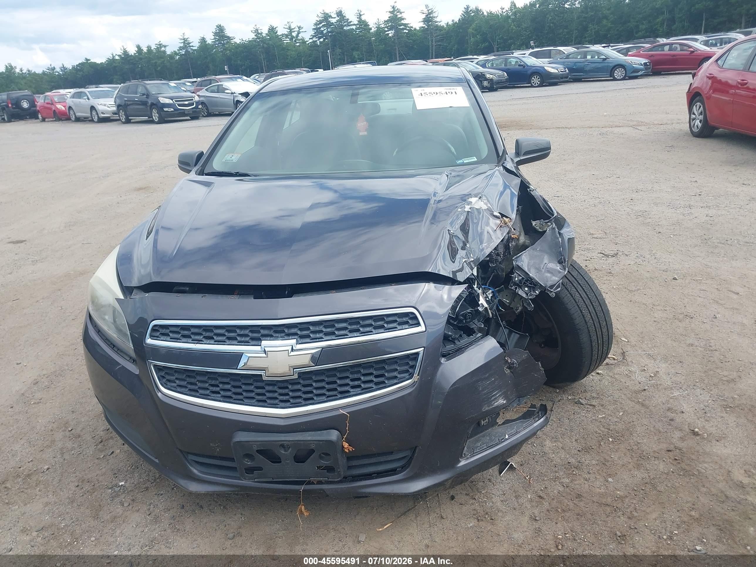 2013 Chevrolet Malibu 1ls Gray vin: 1G11B5SA2DF219149