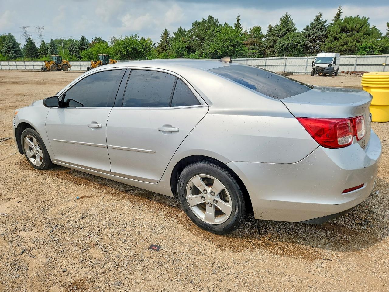 2013 Chevrolet Malibu Ls Silver vin: 1G11B5SA2DF291842