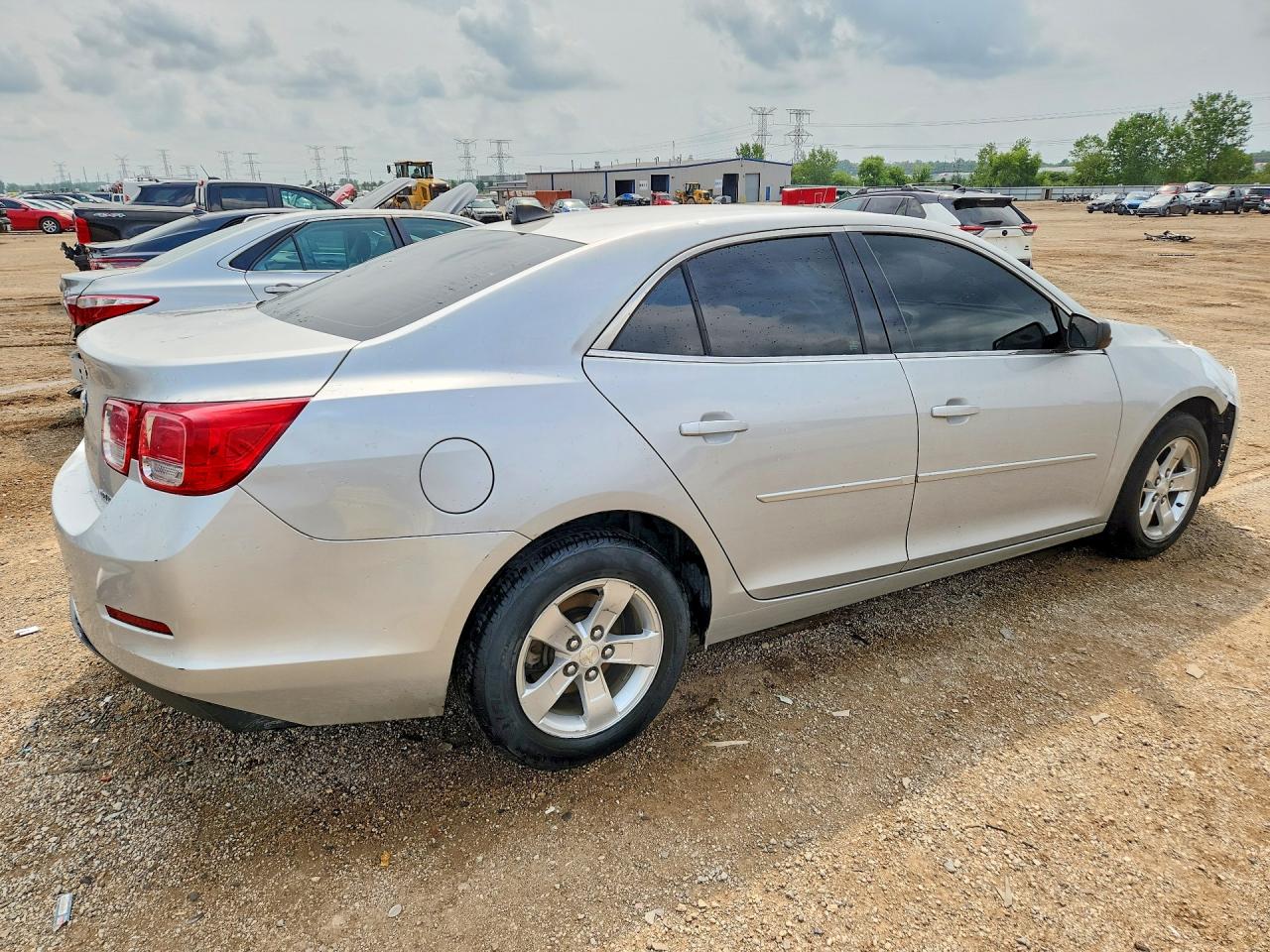 2013 Chevrolet Malibu Ls Silver vin: 1G11B5SA2DF291842