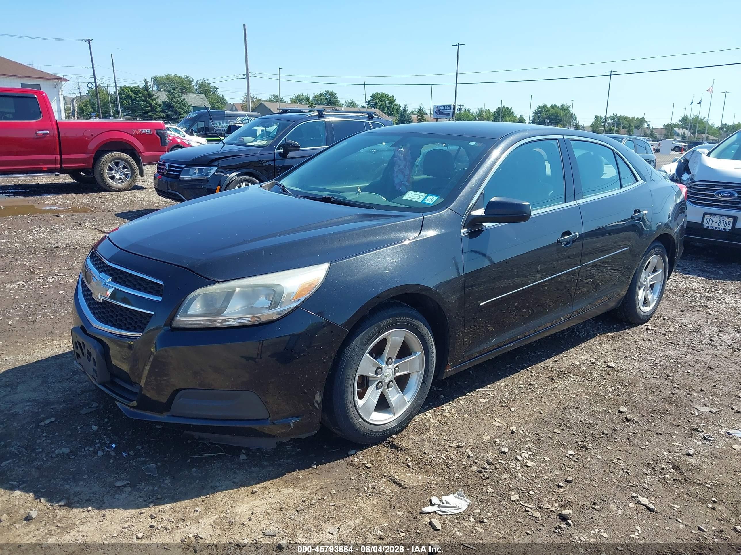 2013 Chevrolet Malibu 1ls Черный vin: 1G11B5SA2DF319509