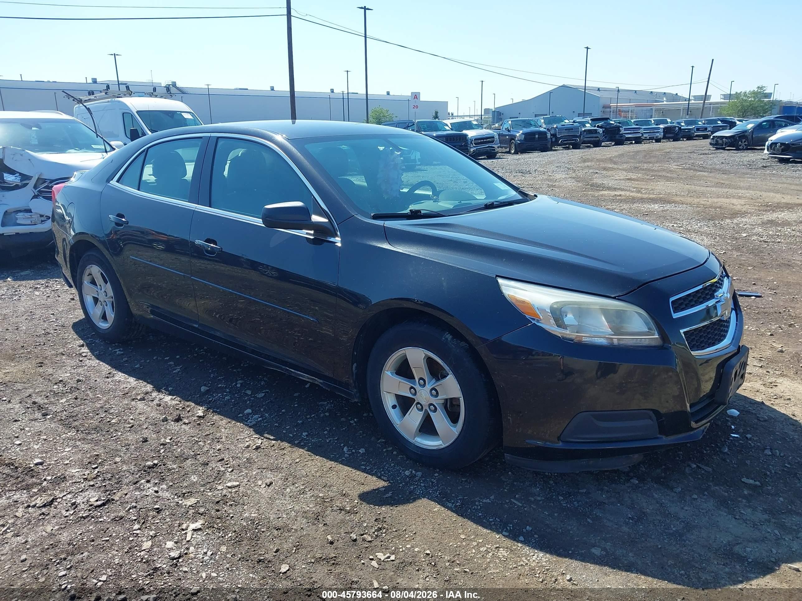 2013 Chevrolet Malibu 1ls Черный vin: 1G11B5SA2DF319509
