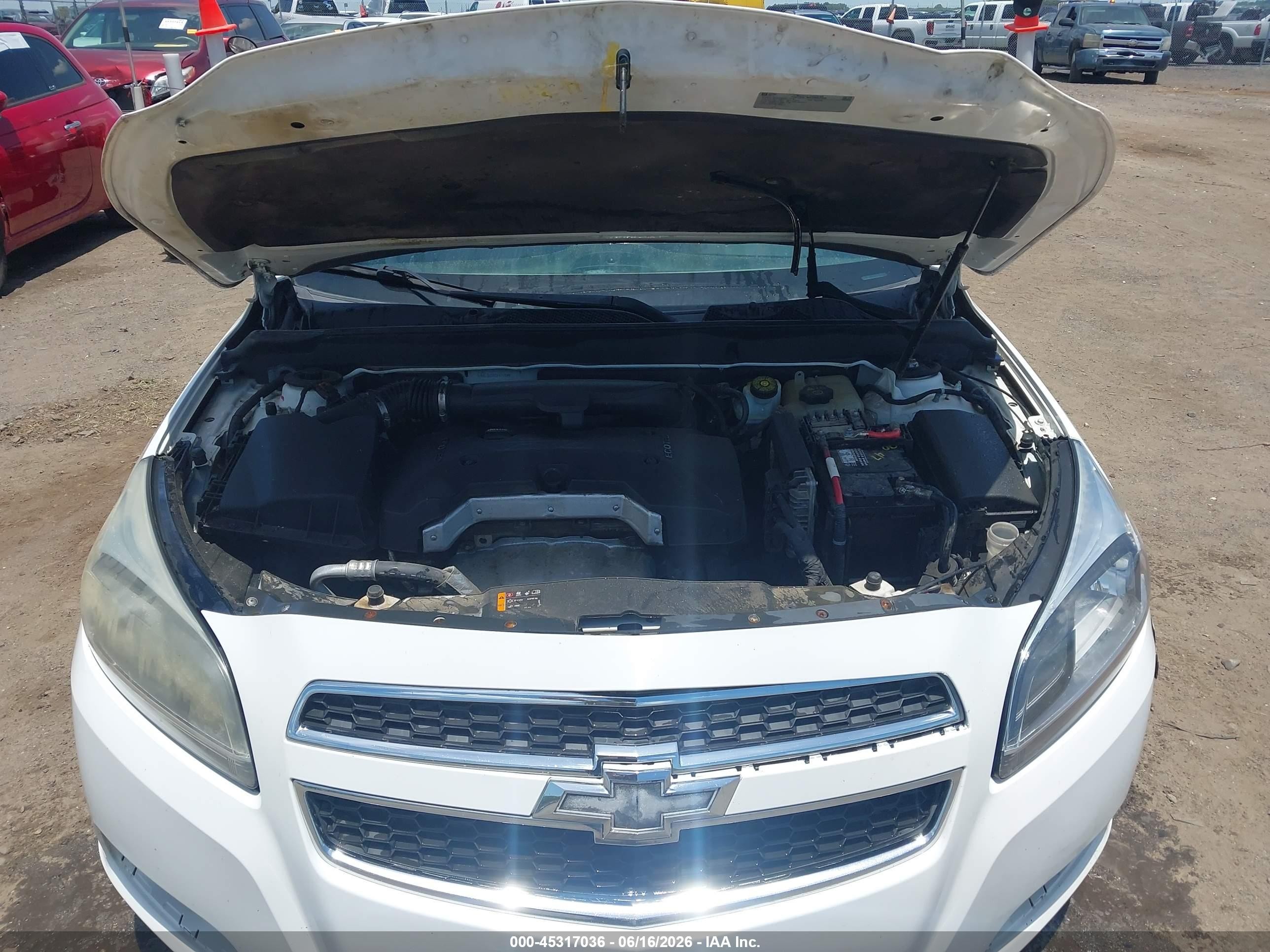 2013 Chevrolet Malibu 1ls Белый vin: 1G11B5SA2DF319784