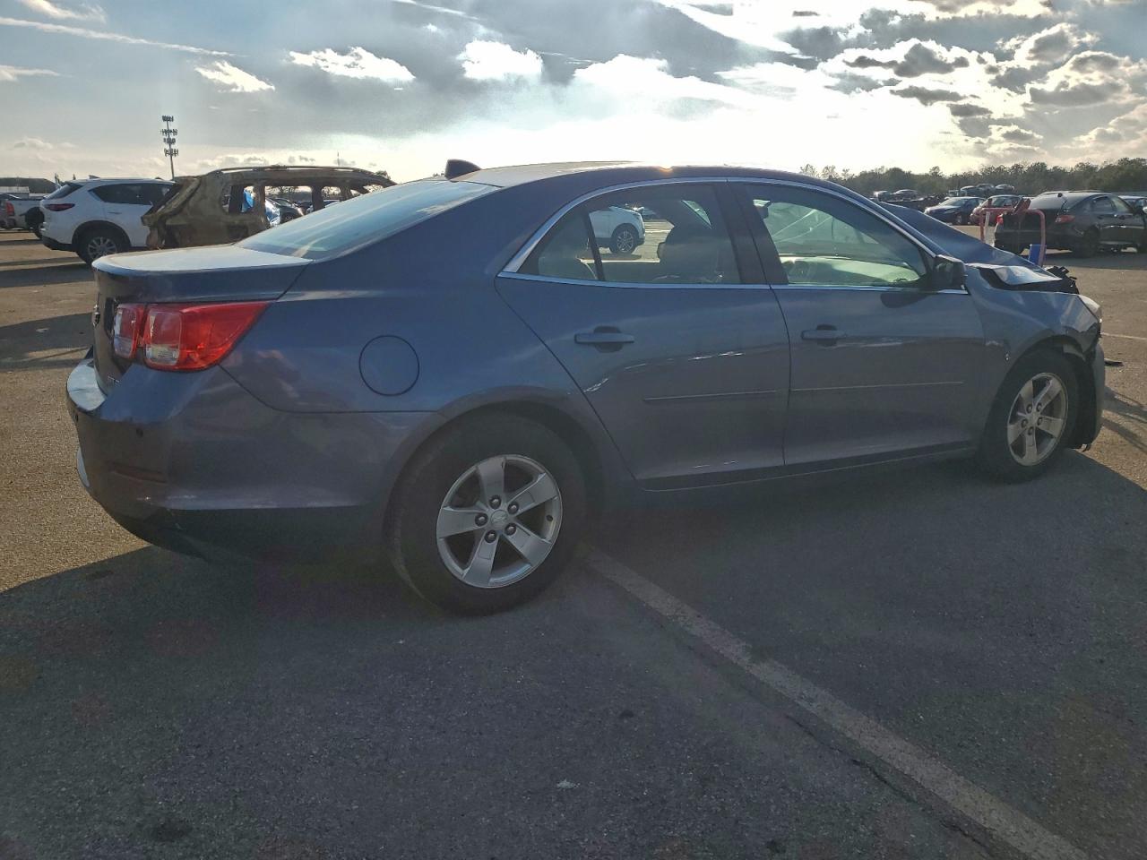 2013 Chevrolet Malibu Ls Blue vin: 1G11B5SA2DF321390