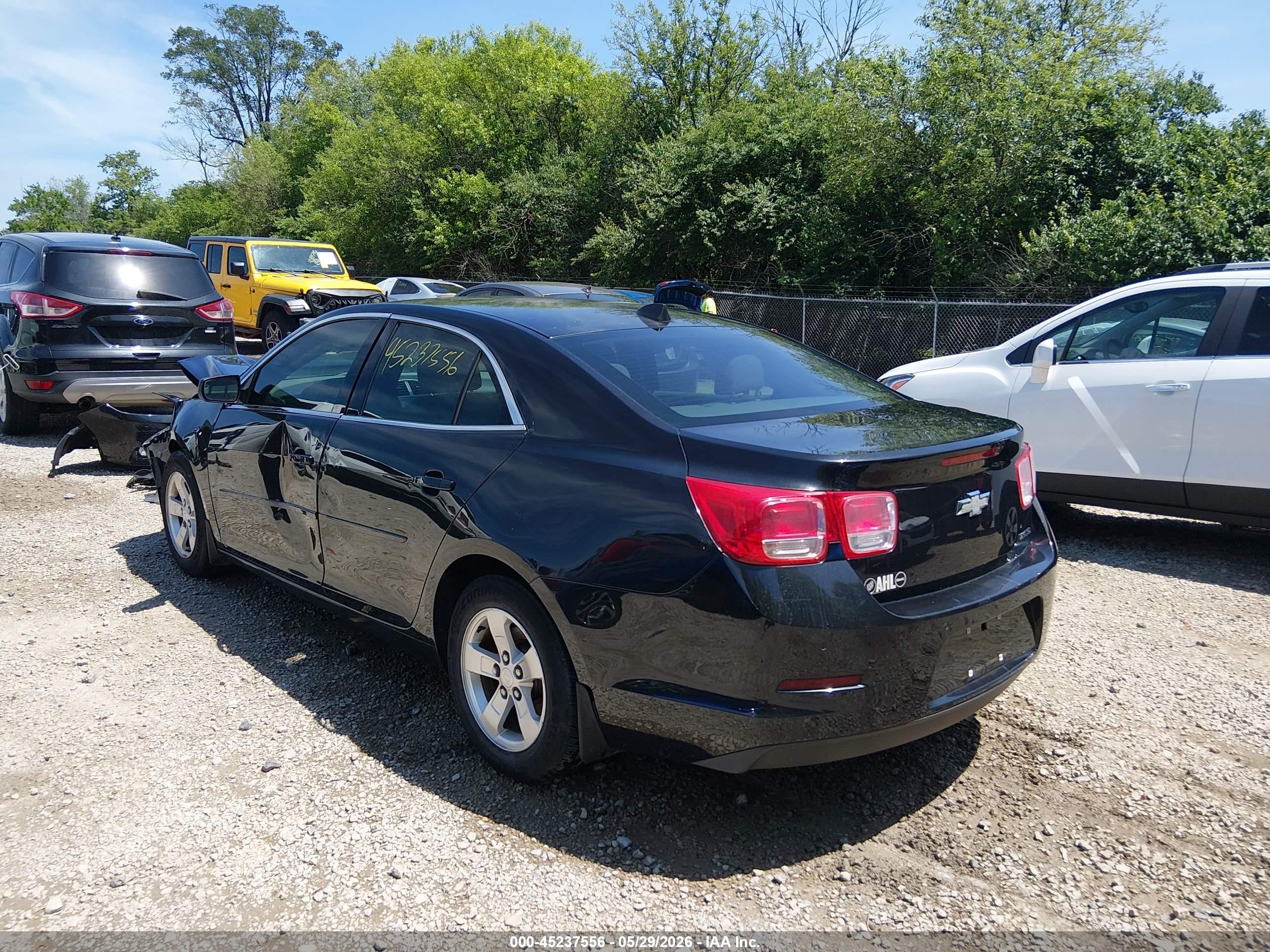 2013 Chevrolet Malibu 1ls Black vin: 1G11B5SA2DF325634
